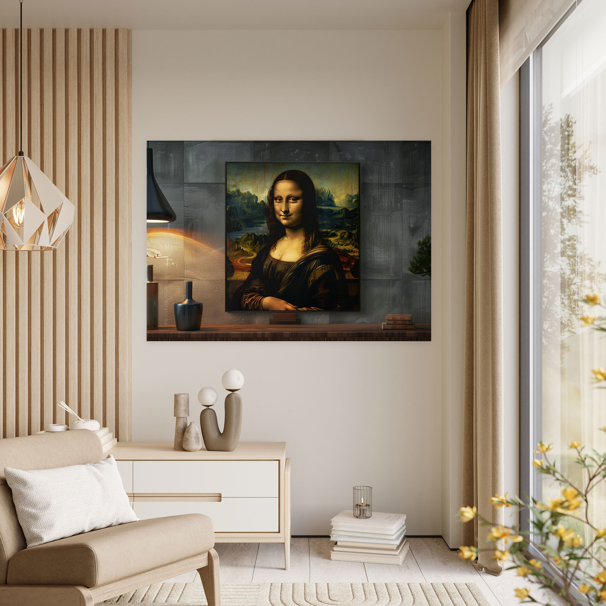 Leonardo Da Vinci Canvas Print - Mysterious Woman With A Cryptic Smile - Leonardo Da Vinci, Wall Decoration, Leonardo Da Vinci, Canvas Print