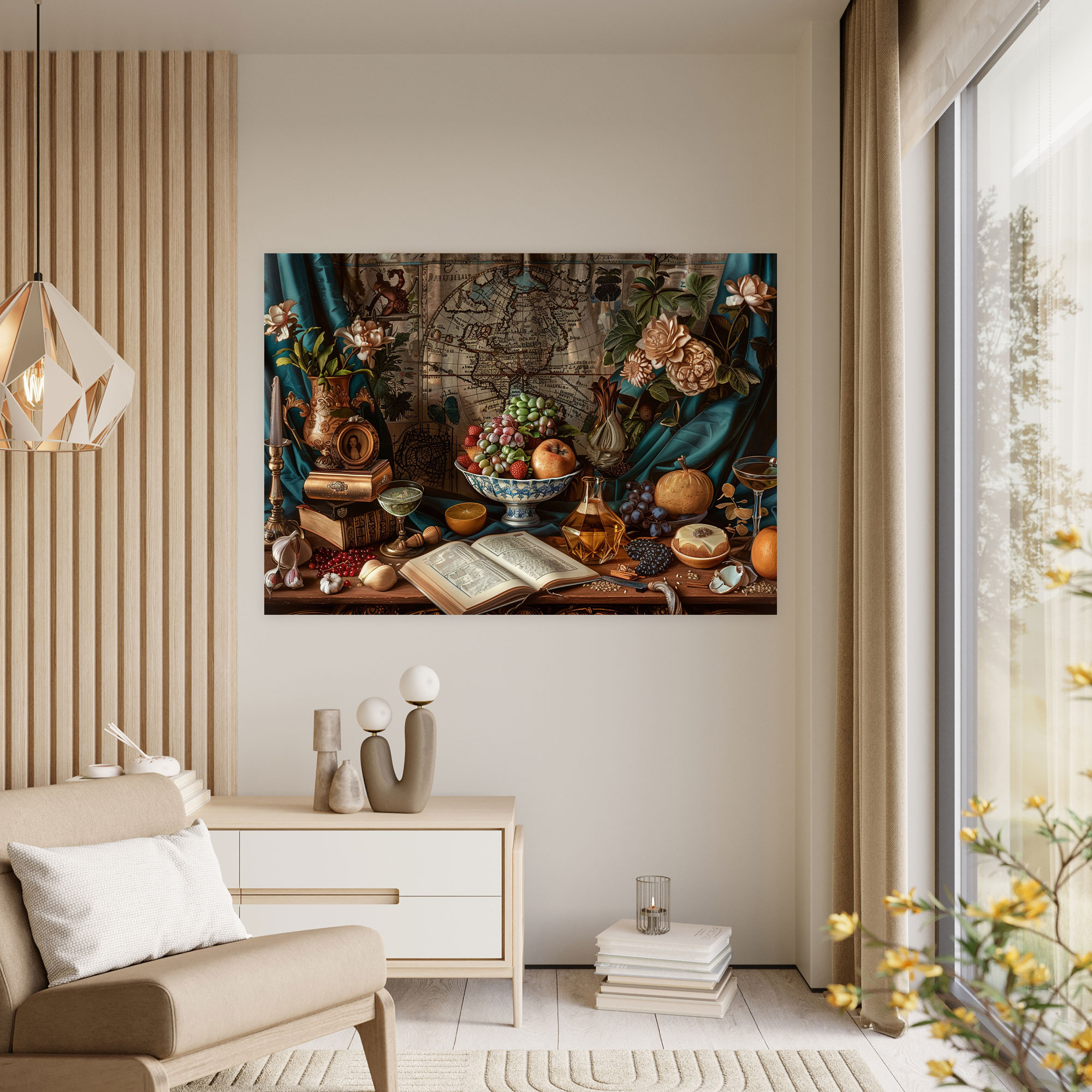 Intricate Still Life Leonardo Da Vinci Wall Art - Leonardo Da Vinci, Still Life, Home Decoration, Wall Art