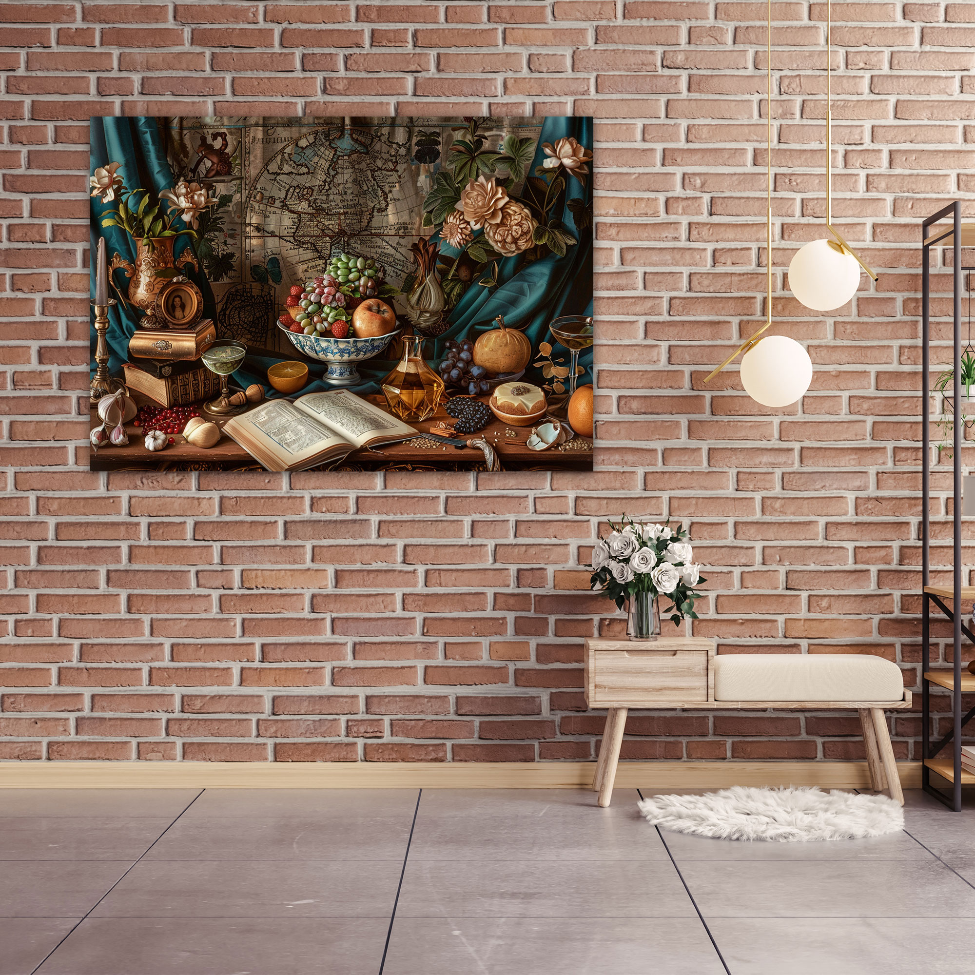 Intricate Still Life Leonardo Da Vinci Wall Art - Leonardo Da Vinci, Still Life, Home Decoration, Wall Art