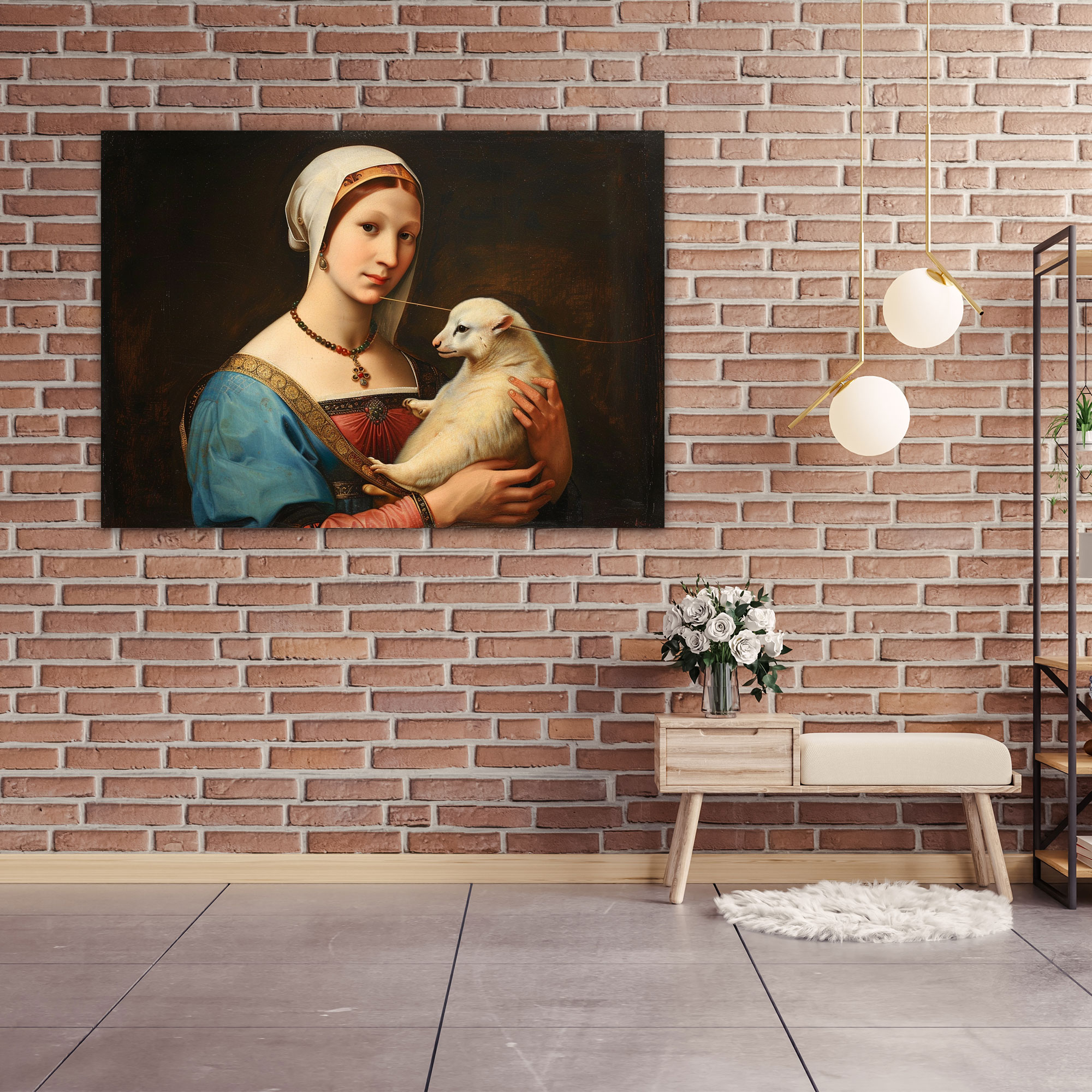 Leonardo Da Vinci Lady With An Ermine Canvas Print - Leonardo Da Vinci, Canvas Print, Canvas, Leonardo Da Vinci