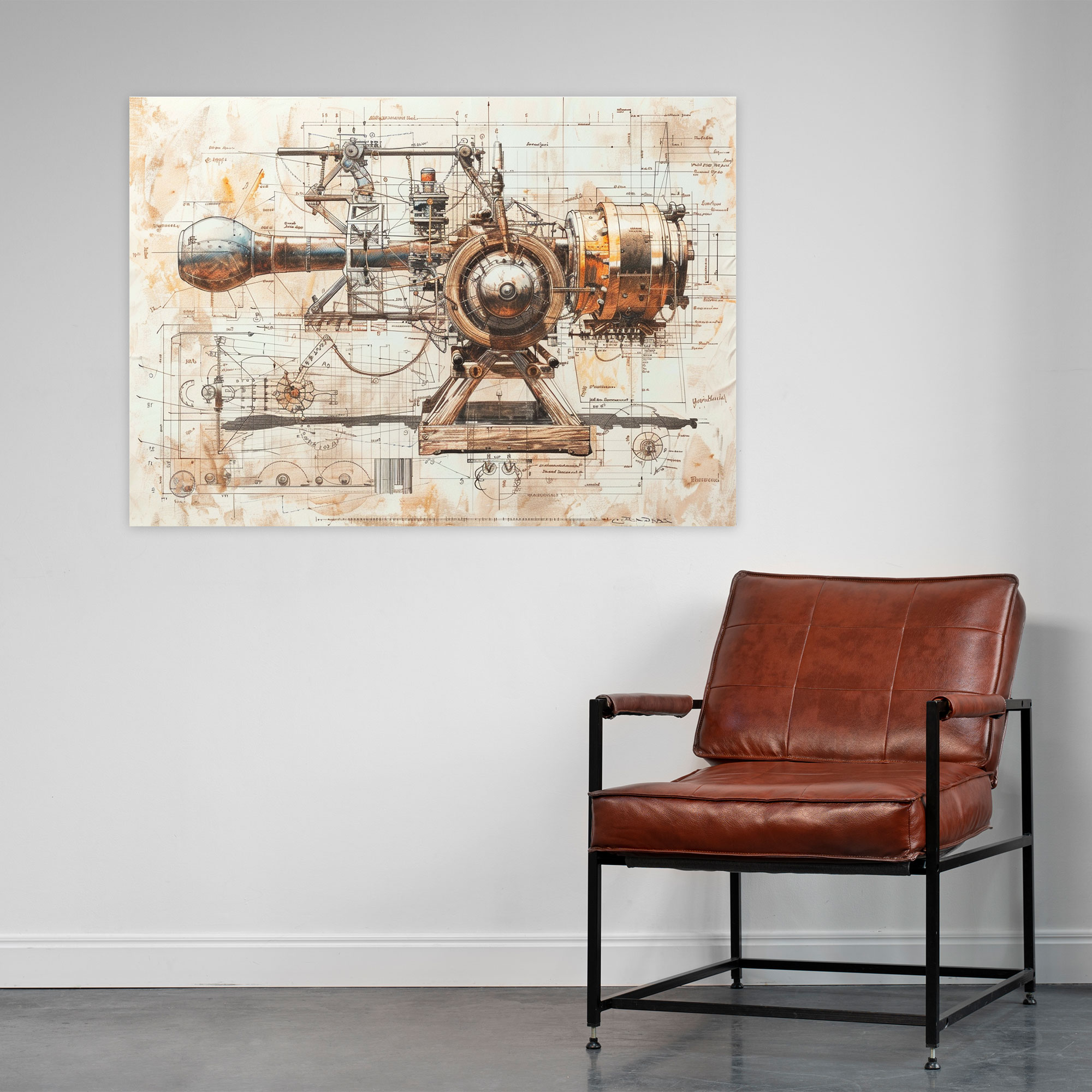 Leonardo Da Vinci Wall Art - Leonardo Da Vinci, Canvas Wall Art, Canvas Print, Home Decoration