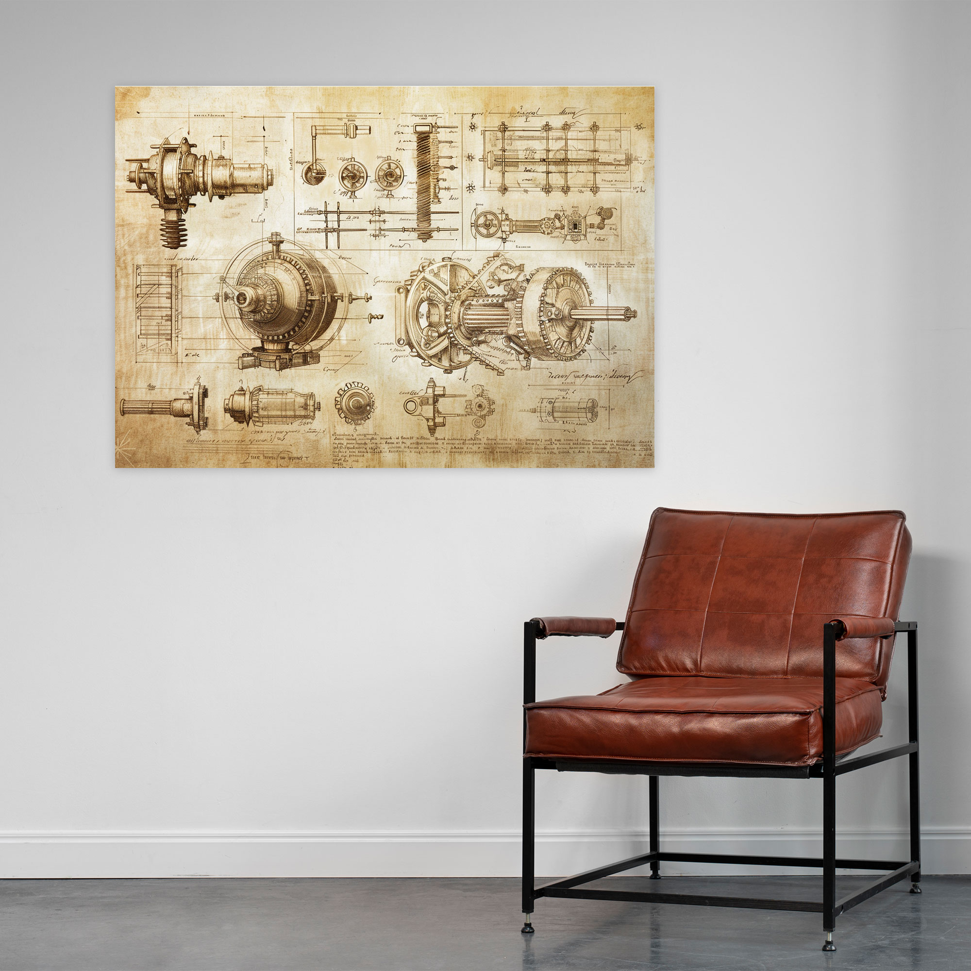 Leonardo Da Vinci Wall Art - Leonardo Da Vinci, Leonardo Da Vinci, Wall Decoration, Canvas Print