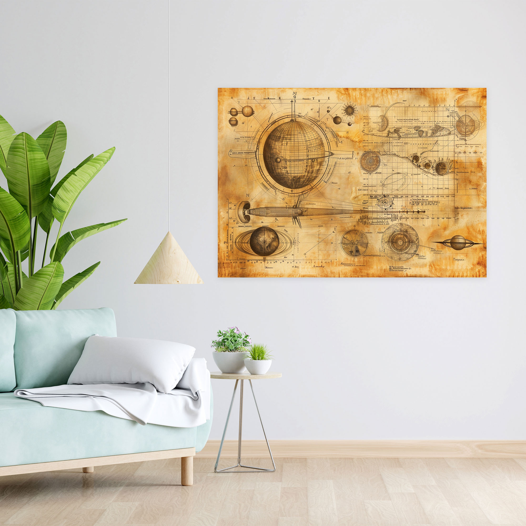Leonardo Da Vinci Wall Art - Leonardo Da Vinci, Canvas, Wall Decoration, Canvas Wall Art