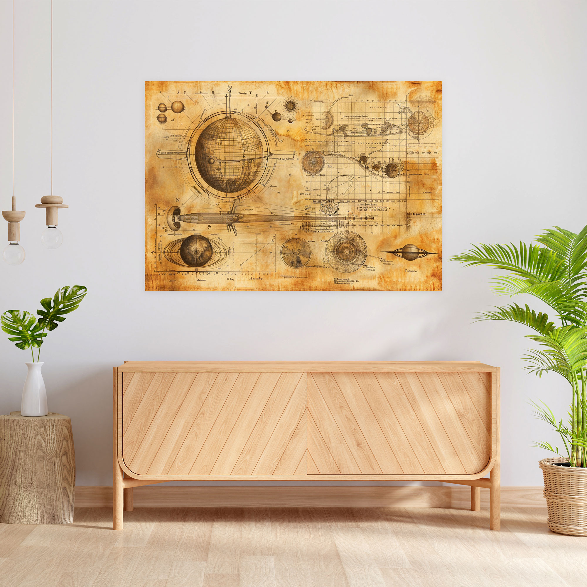 Leonardo Da Vinci Wall Art - Leonardo Da Vinci, Canvas, Wall Decoration, Canvas Wall Art