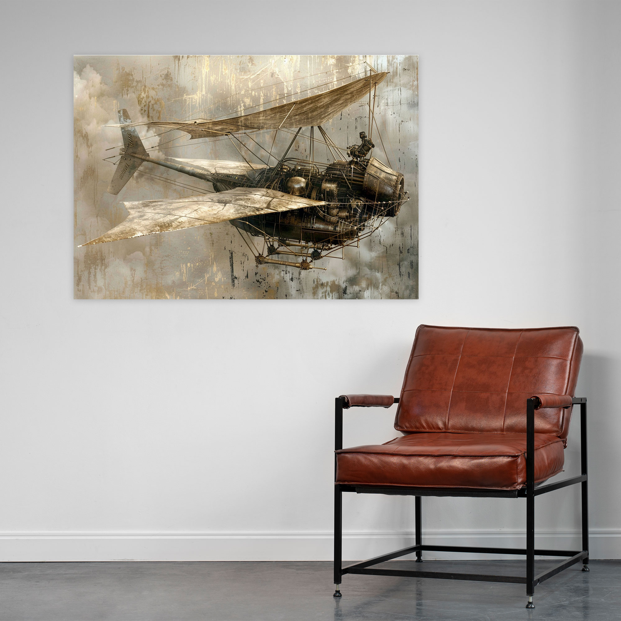 Leonardo Da Vinci Flying Machine Canvas Print - Leonardo Da Vinci, Canvas Wall Art, Canvas, Leonardo Da Vinci