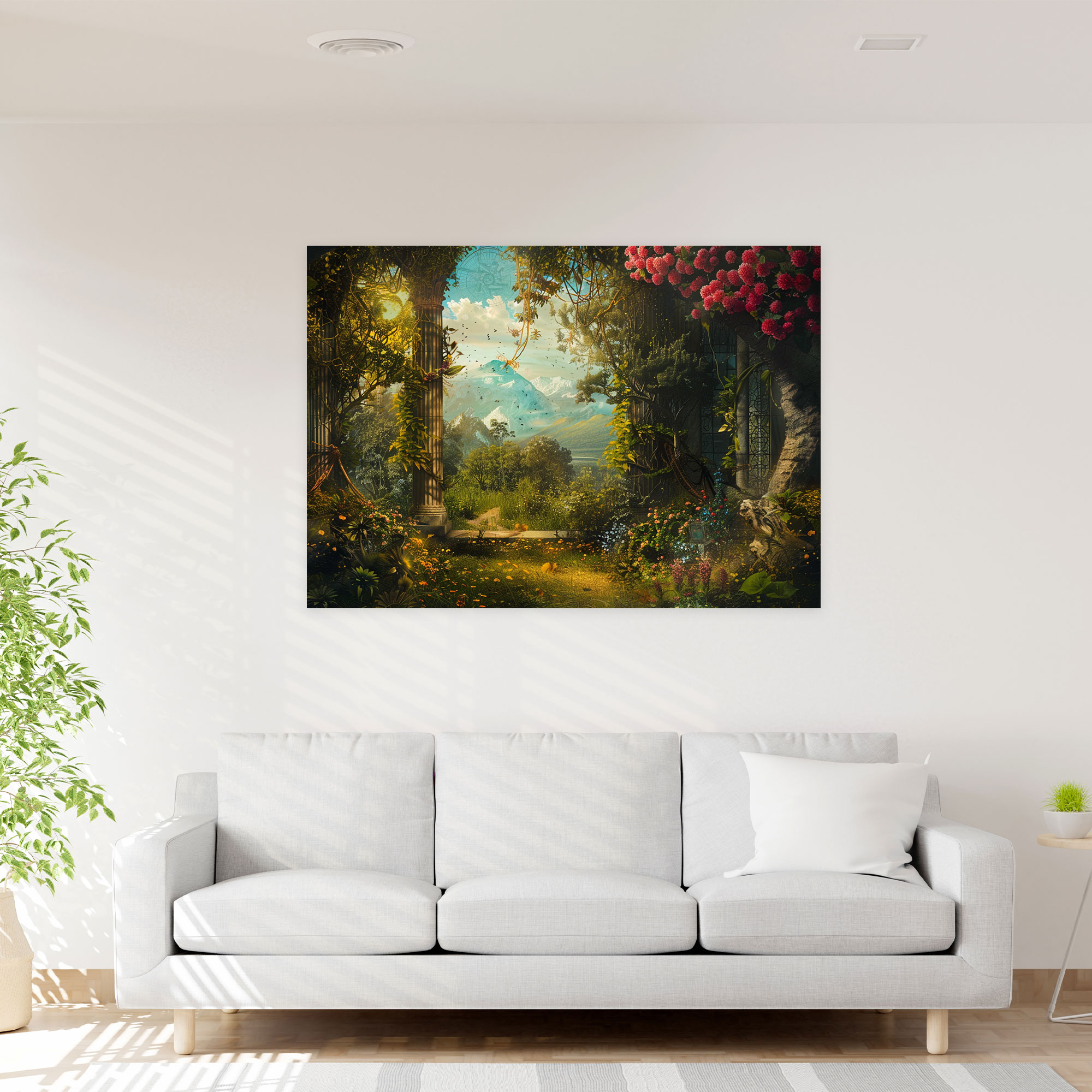 Gizli Simgeler Kanvas Tablo - Leonardo Da Vinci Ev Dekorasyonu Duvar Sanatı