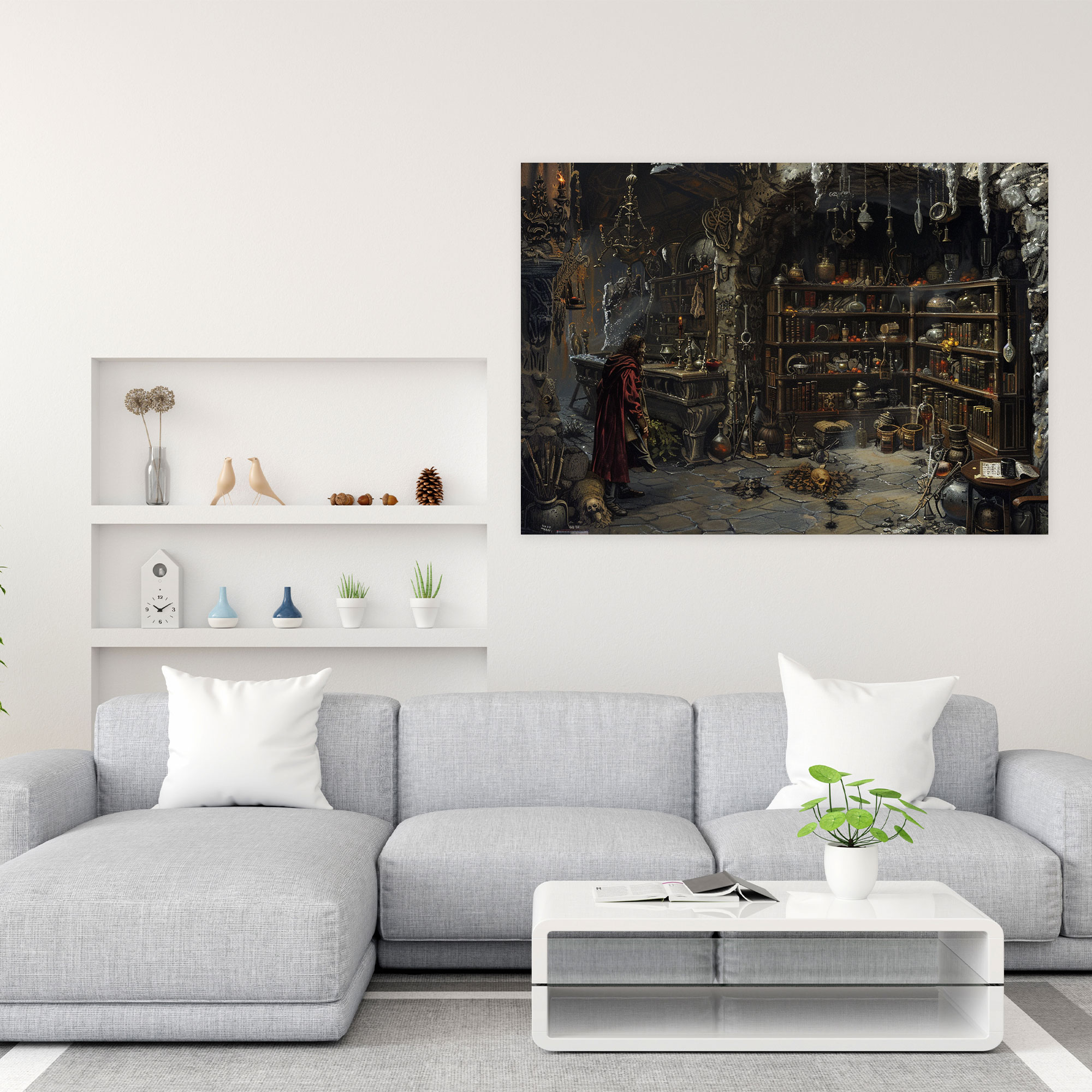 Rönesans Karakterler Kanvas Tablo - Leonardo Da Vinci Duvar Dekorasyonu Duvar Sanatı