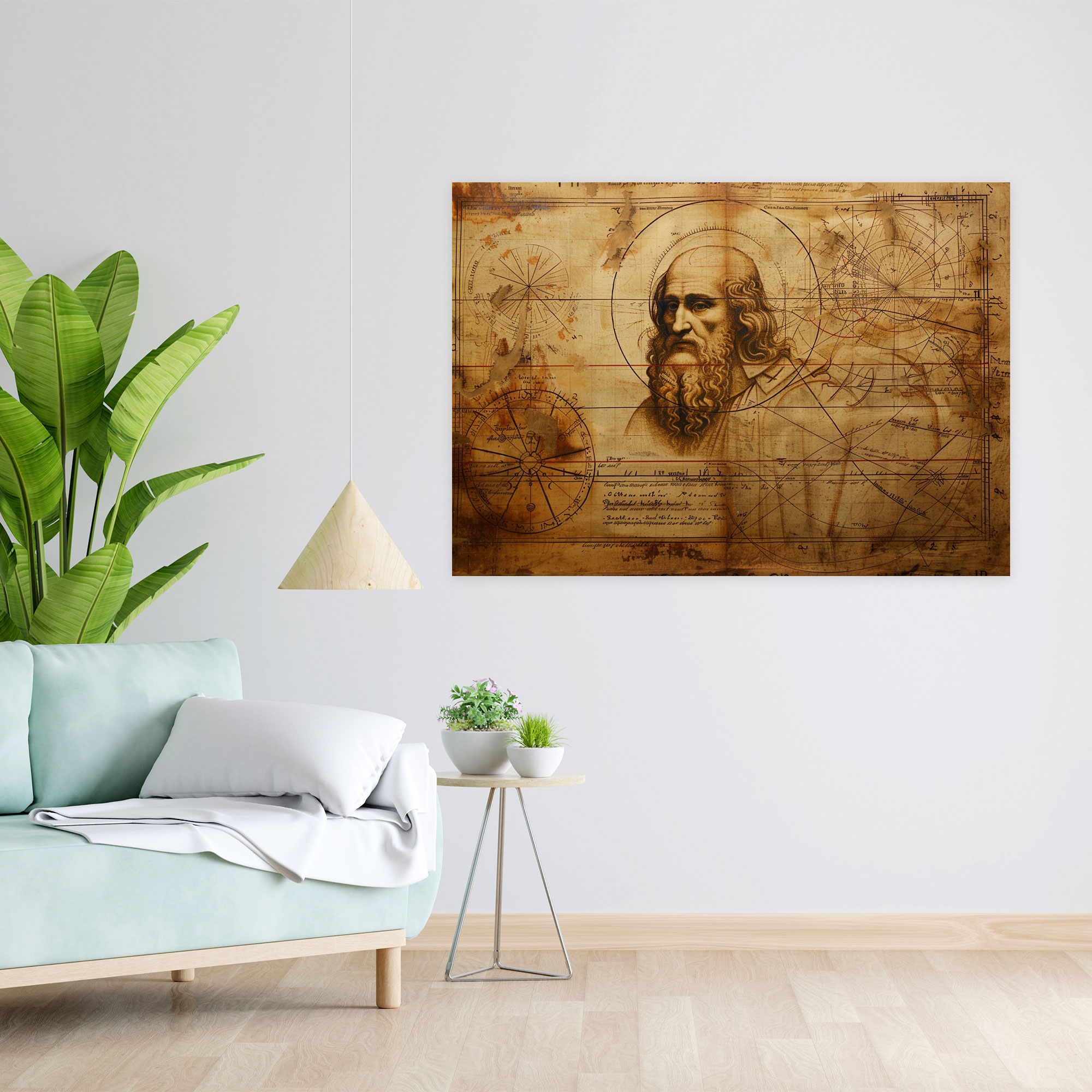 Leonardo Da Vinci Canvas Print - Leonardo Da Vinci, Wall Art, Home Decoration, Canvas