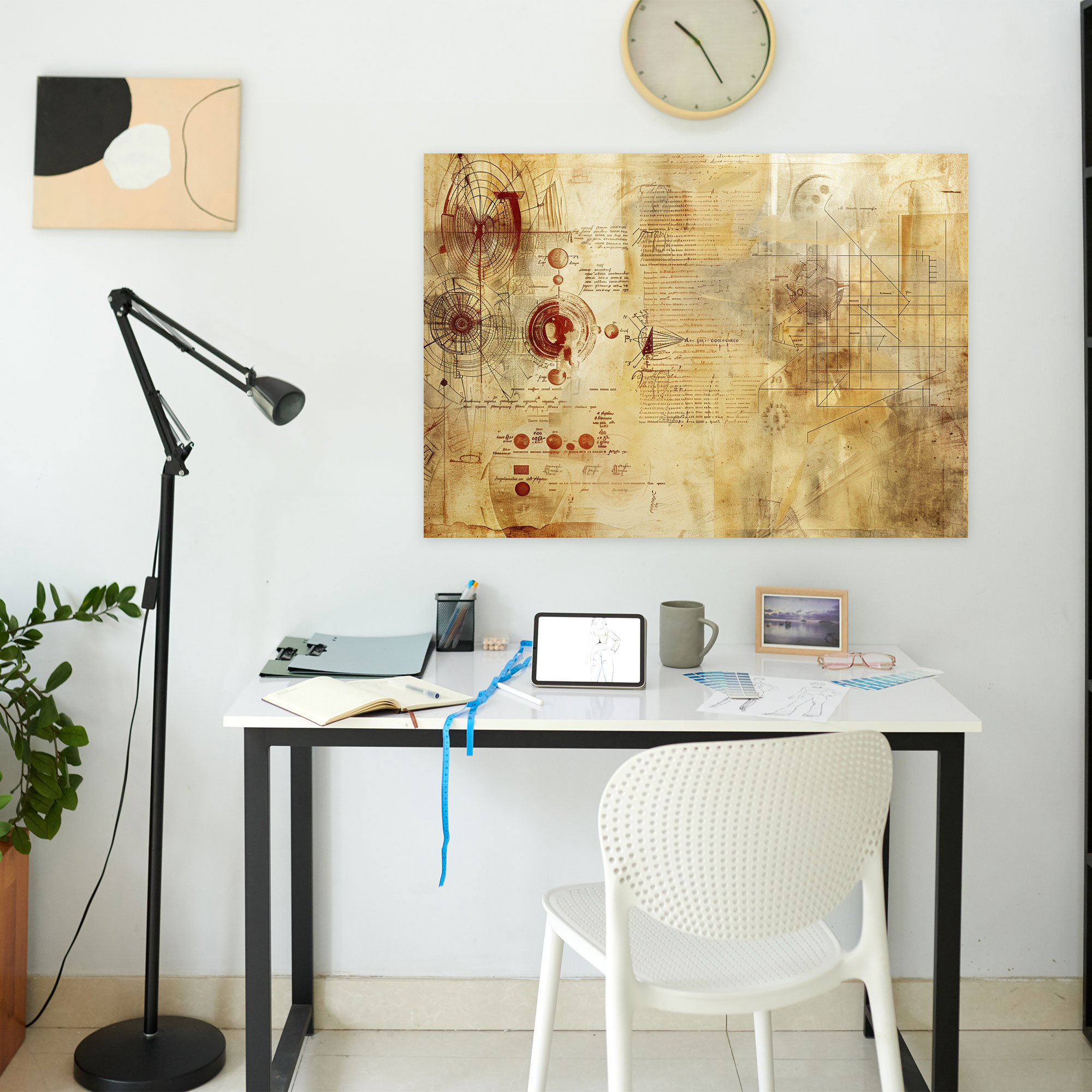 Codex Atlanticus Canvas Print - Leonardo Da Vinci, Leonardo Da Vinci, Wall Decoration, Canvas Wall Art