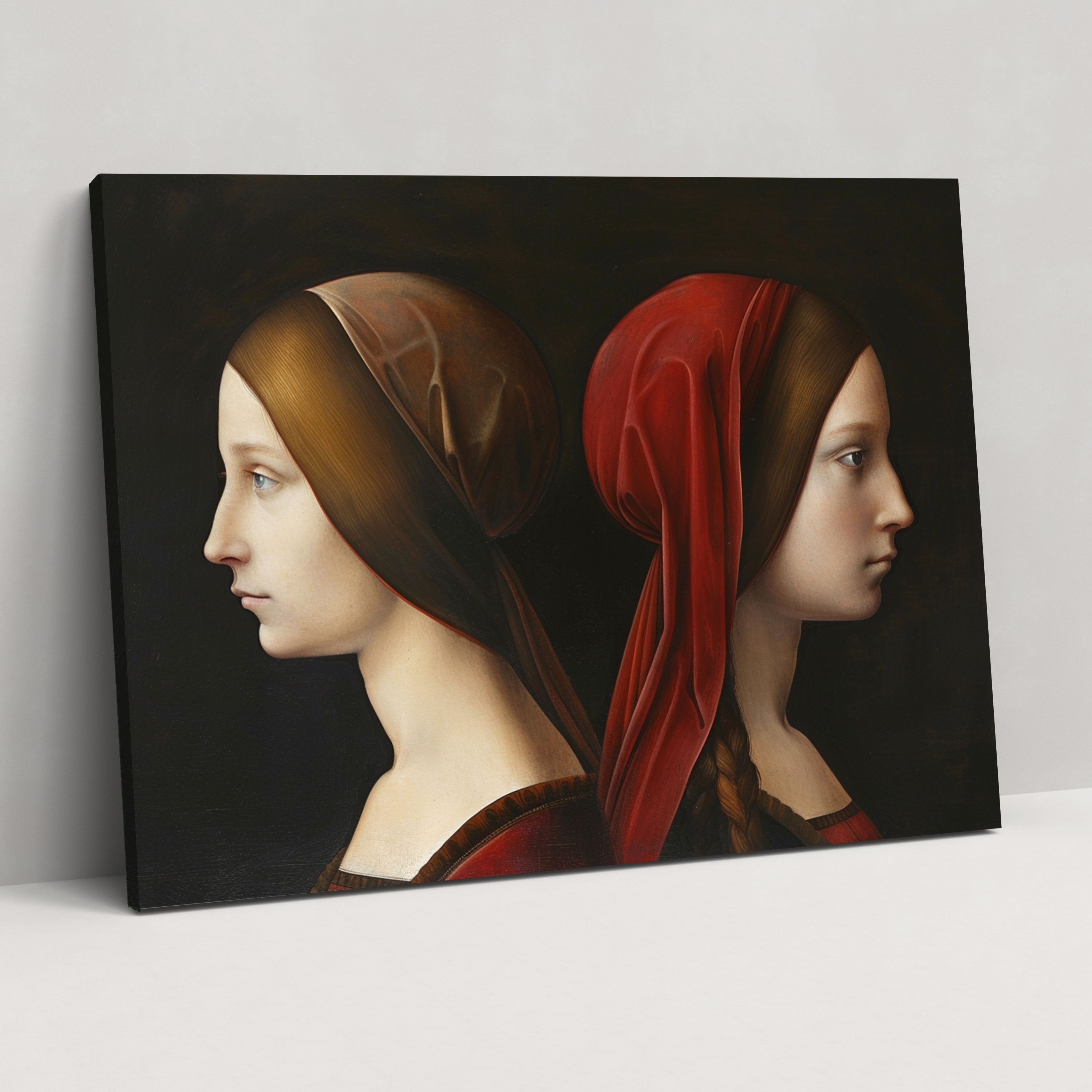 Ginevra De' Benci Canvas Print - Leonardo Da Vinci, Wall Art, Leonardo Da Vinci, Home Decoration