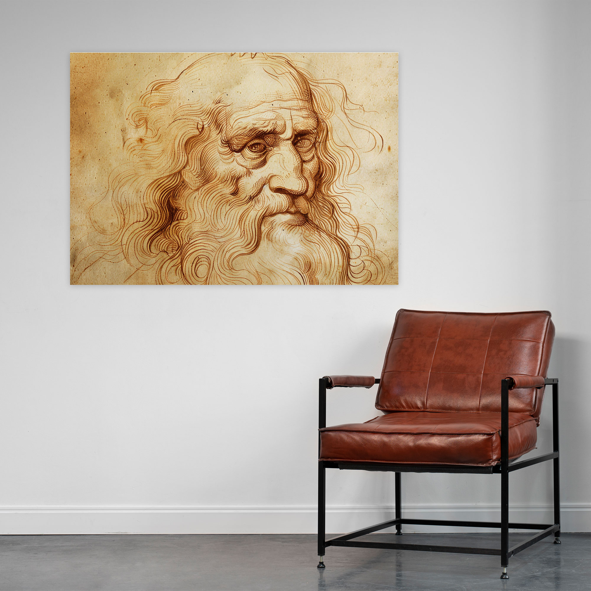 Leonardo Da Vinci Canvas Print - Leonardo Da Vinci, Home Decoration, Canvas, Canvas Print