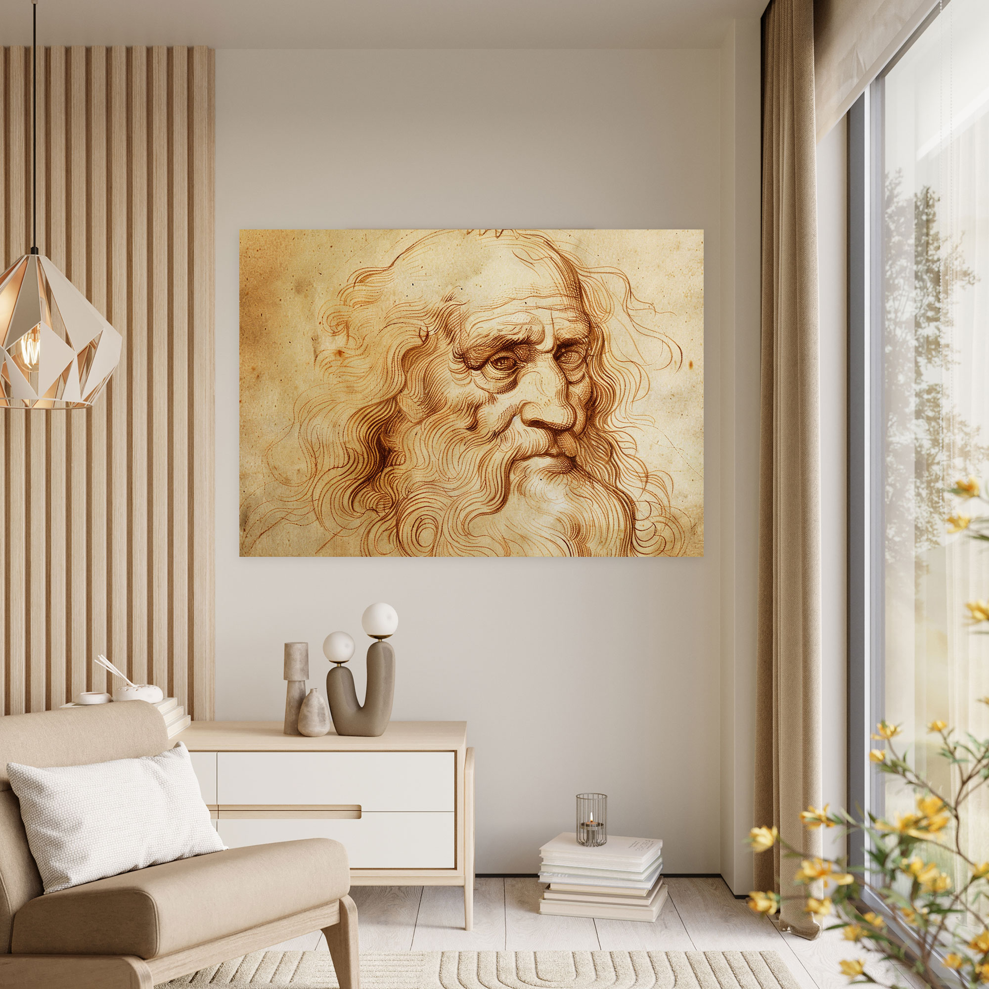 Leonardo Da Vinci Canvas Print - Leonardo Da Vinci, Home Decoration, Canvas, Canvas Print