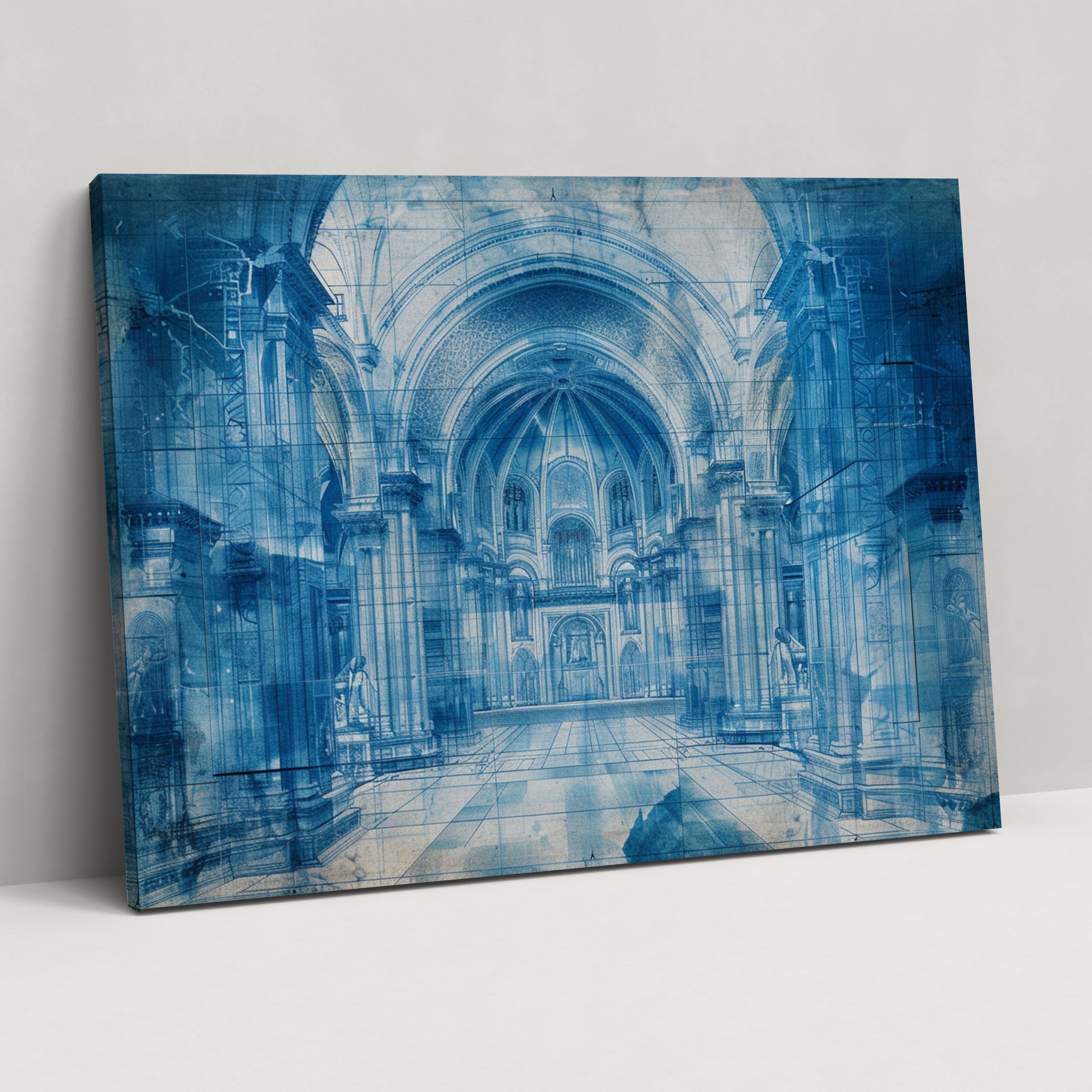 Architectural Wall Decoration - Leonardo Da Vinci, Canvas, Home Decoration, Wall Art