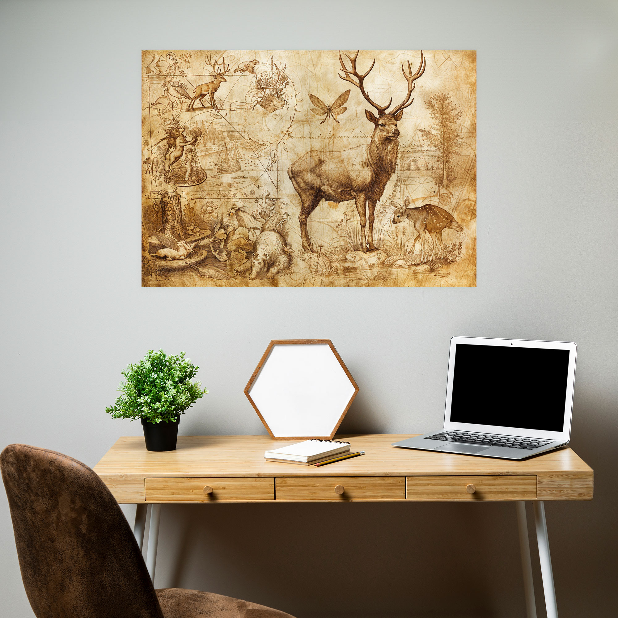 Nature Canvas Print - Leonardo Da Vinci, Canvas Wall Art, Home Decoration, Wall Decoration