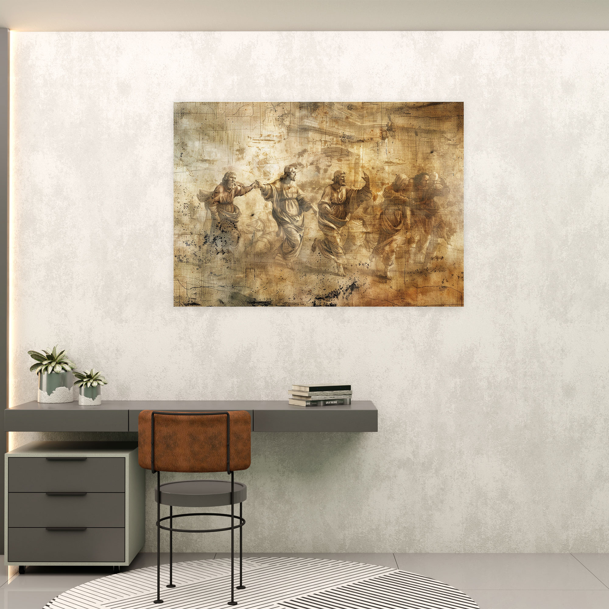 Biblical Canvas Print - Leonardo Da Vinci, Home Decoration, Wall Decoration, Leonardo Da Vinci