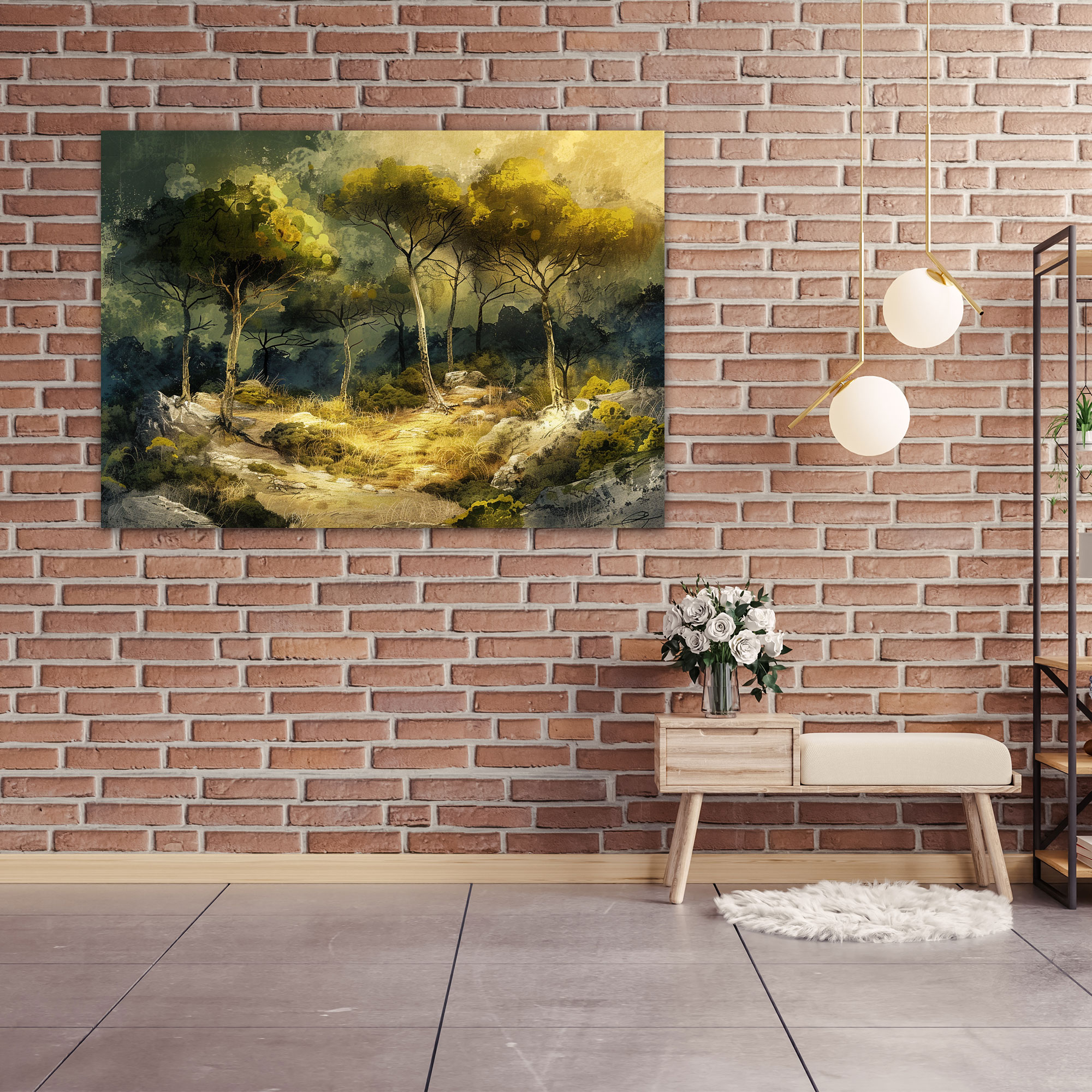 Landscape Wall Art - Leonardo Da Vinci, Leonardo Da Vinci, Wall Art, Wall Decoration