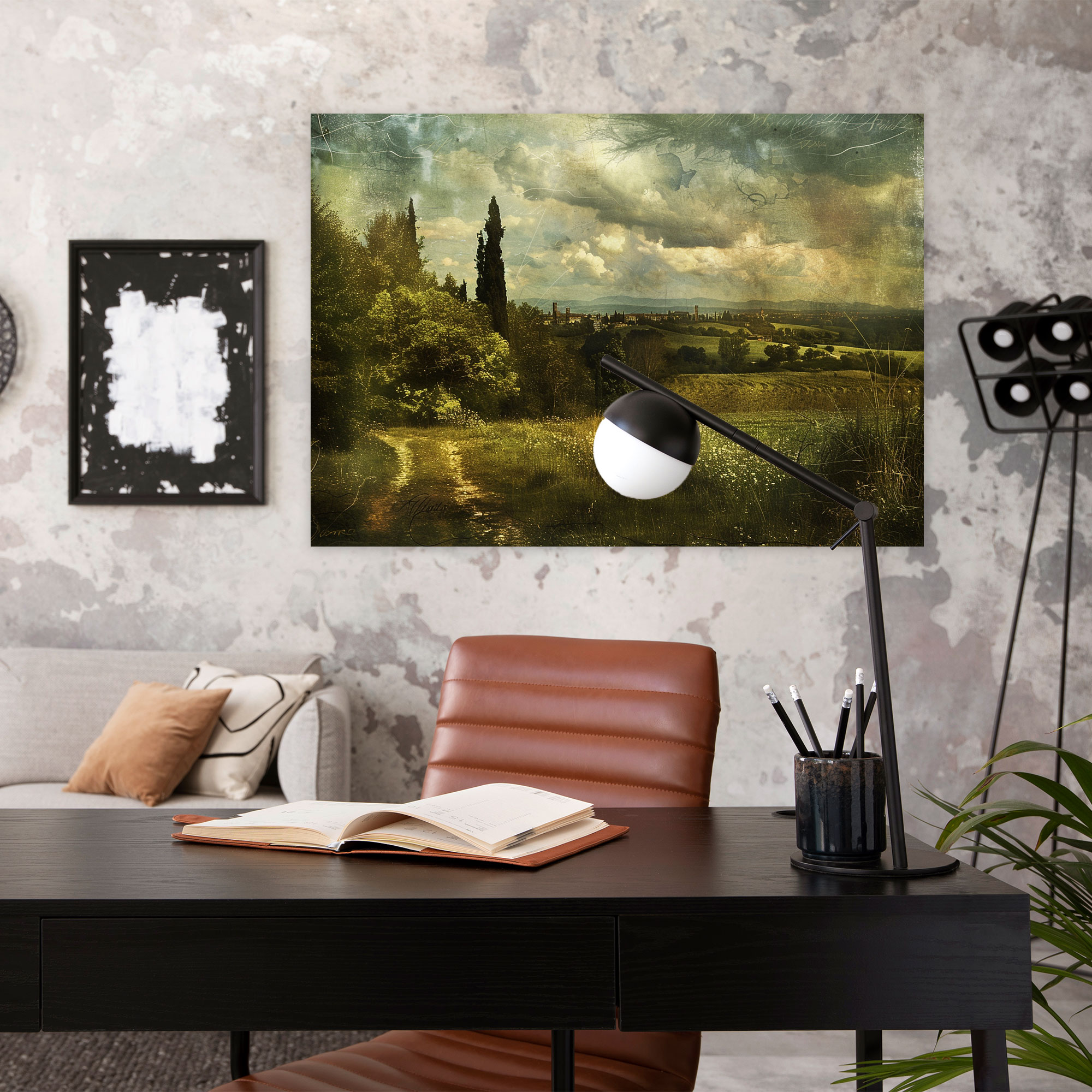 Leonardo Da Vinci Wall Decoration - Renaissance Countryside Canvas Print - Leonardo Da Vinci, Leonardo Da Vinci, Home Decoration, Wall Decoration