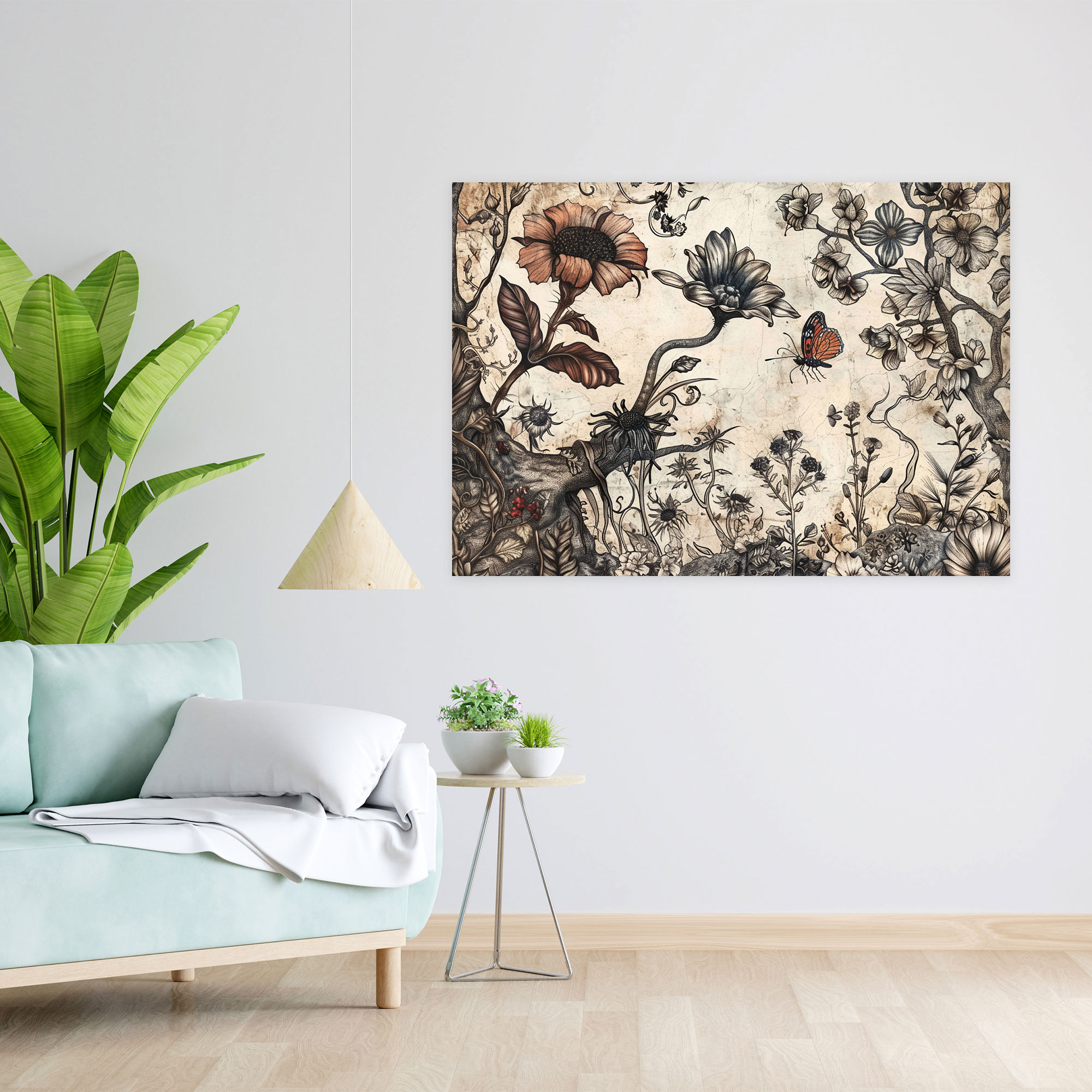 Leonardo Da Vinci Wall Art - Botanical Illustrations Canvas Print - Leonardo Da Vinci, Canvas, Canvas Print, Home Decoration