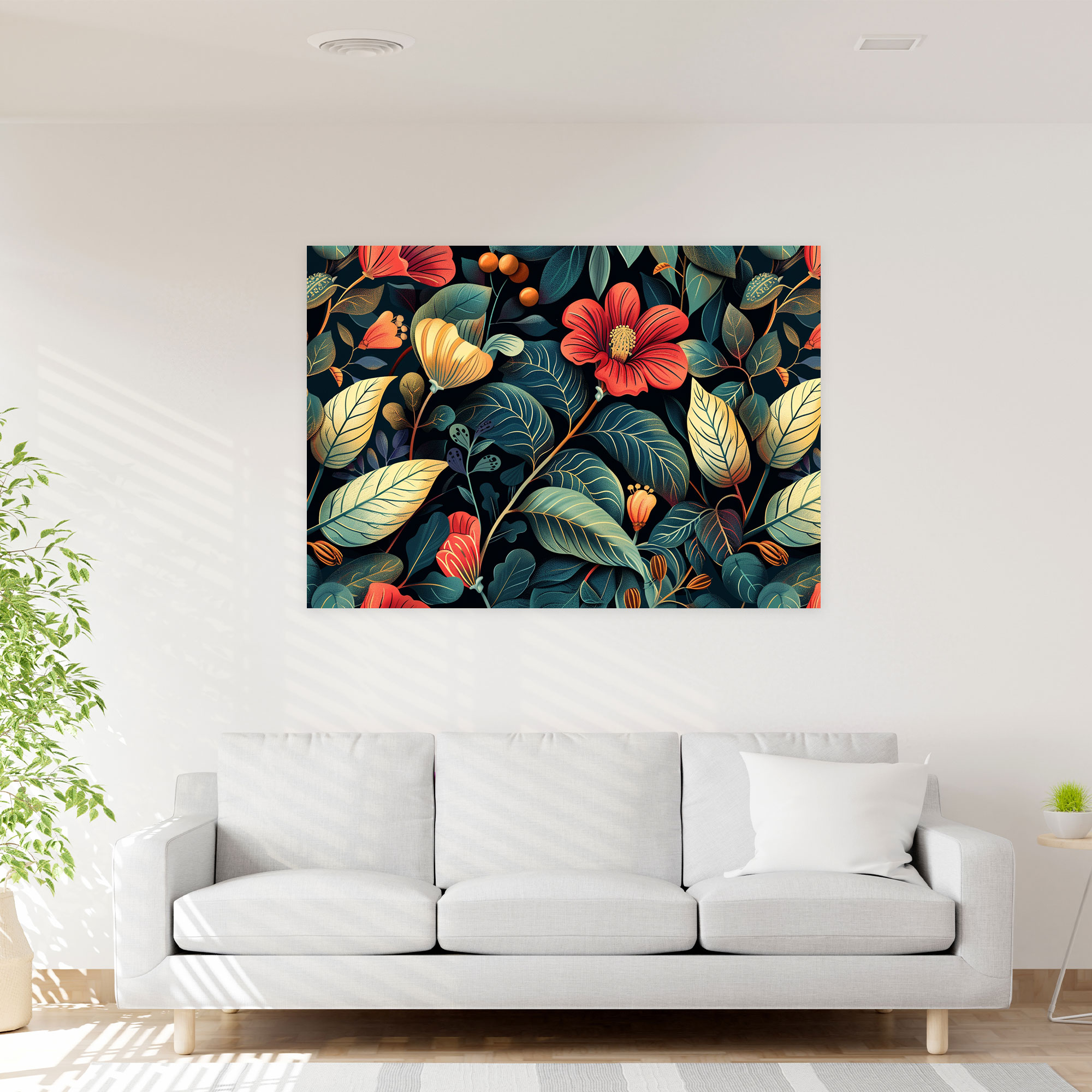 Botanical Illustrations Leonardo Da Vinci Canvas Print - Leonardo Da Vinci, Canvas Print, Wall Art, Home Decoration