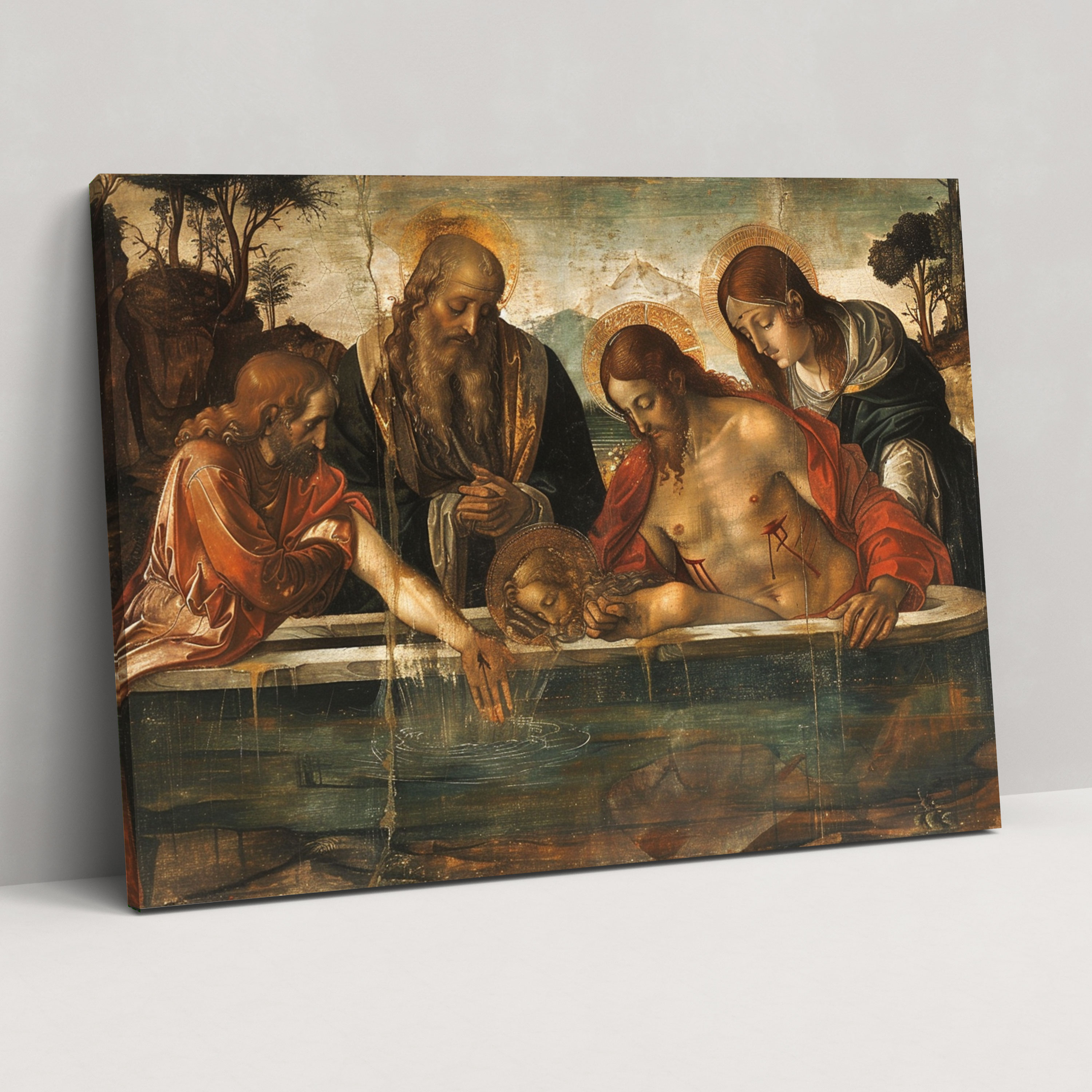 Religious Scenes Leonardo Da Vinci Canvas Print - Leonardo Da Vinci, Canvas Print, Leonardo Da Vinci, Home Decoration