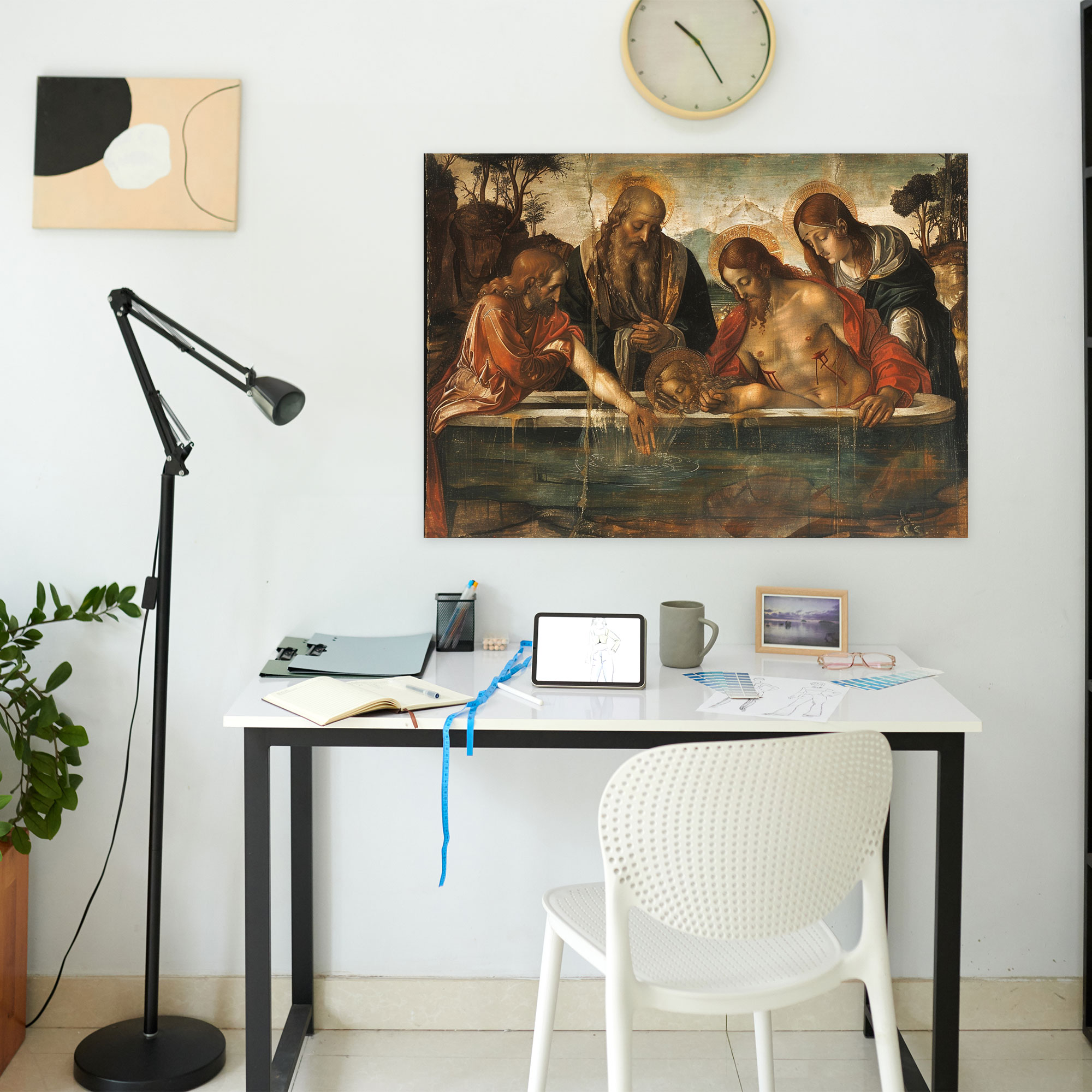 Religious Scenes Leonardo Da Vinci Canvas Print - Leonardo Da Vinci, Canvas Print, Leonardo Da Vinci, Home Decoration