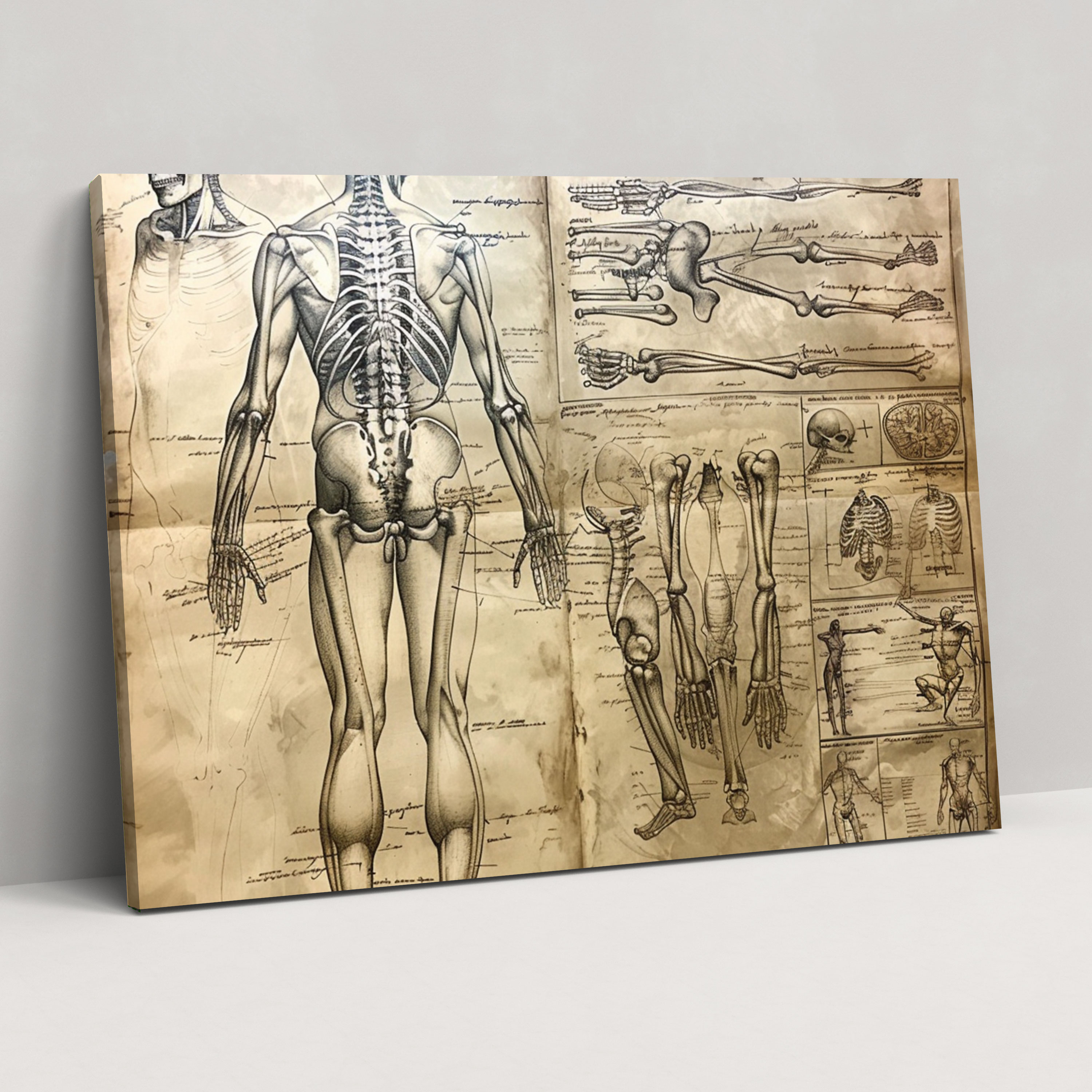 Leonardo Da Vinci Wall Art - Leonardo Da Vinci, Wall Art, Home Decoration, Canvas Wall Art