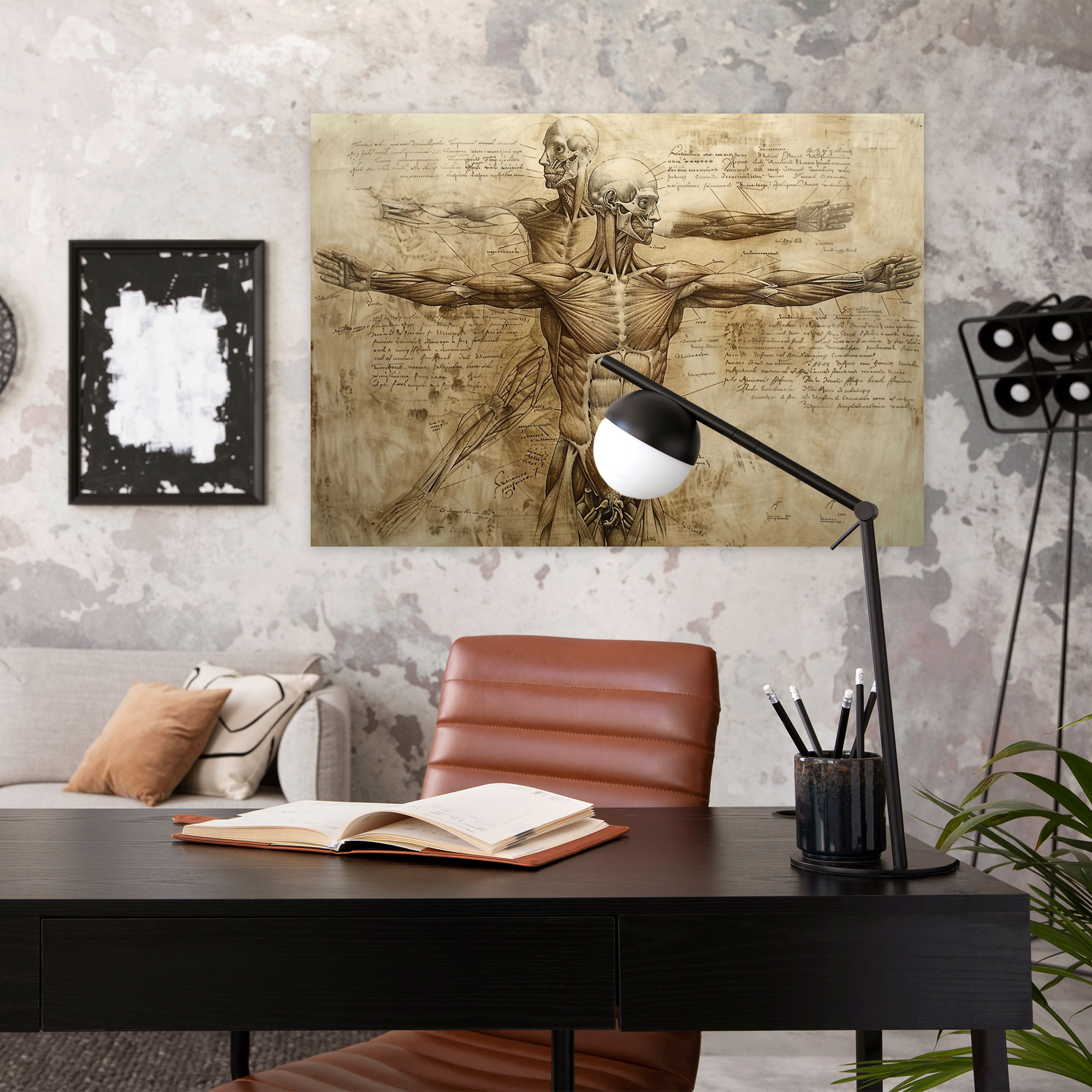 Leonardo Da Vinci Wall Decoration - Leonardo Da Vinci, Canvas Wall Art, Canvas Print, Home Decoration