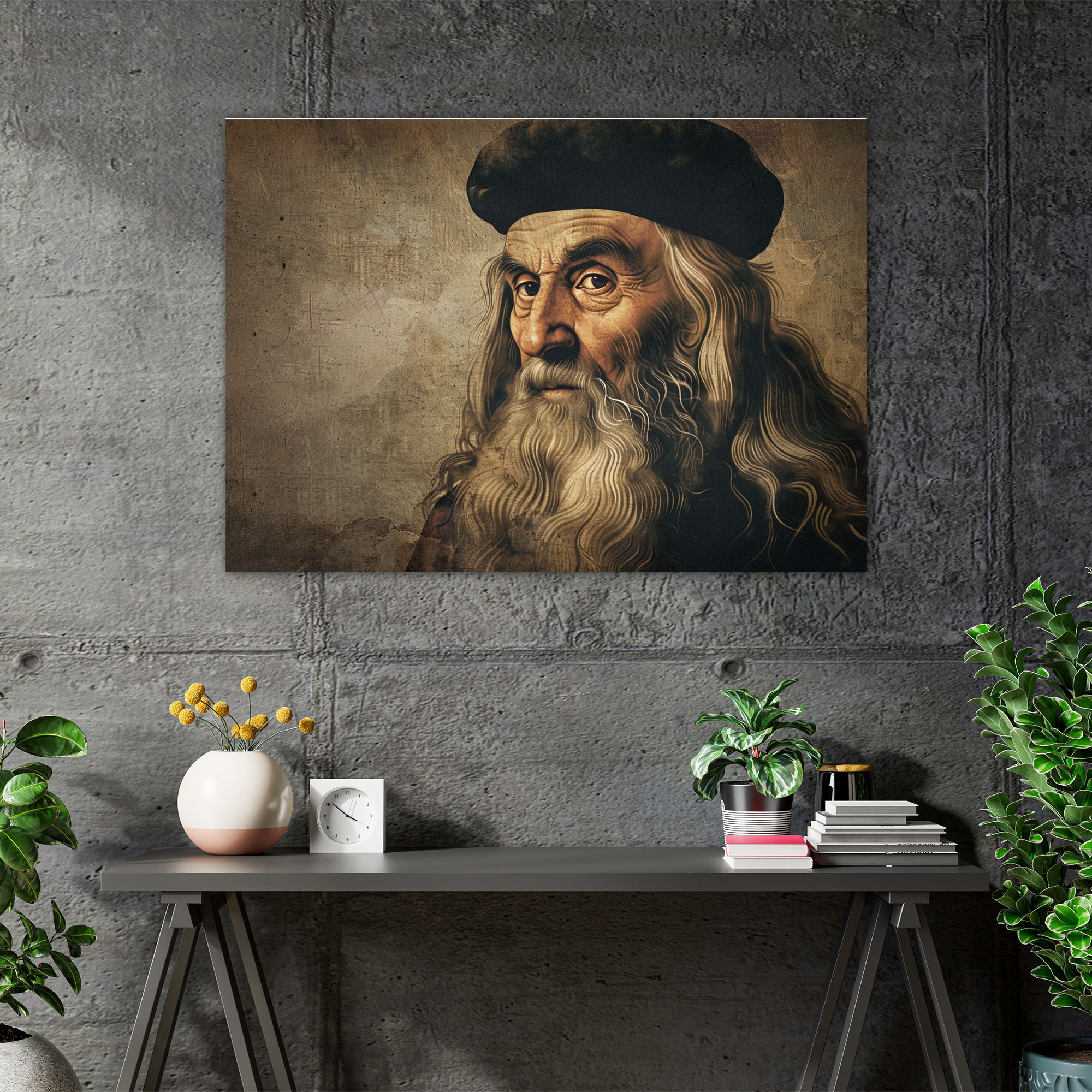 Leonardo Da Vinci Canvas Print - Leonardo Da Vinci, Canvas, Leonardo Da Vinci, Wall Art