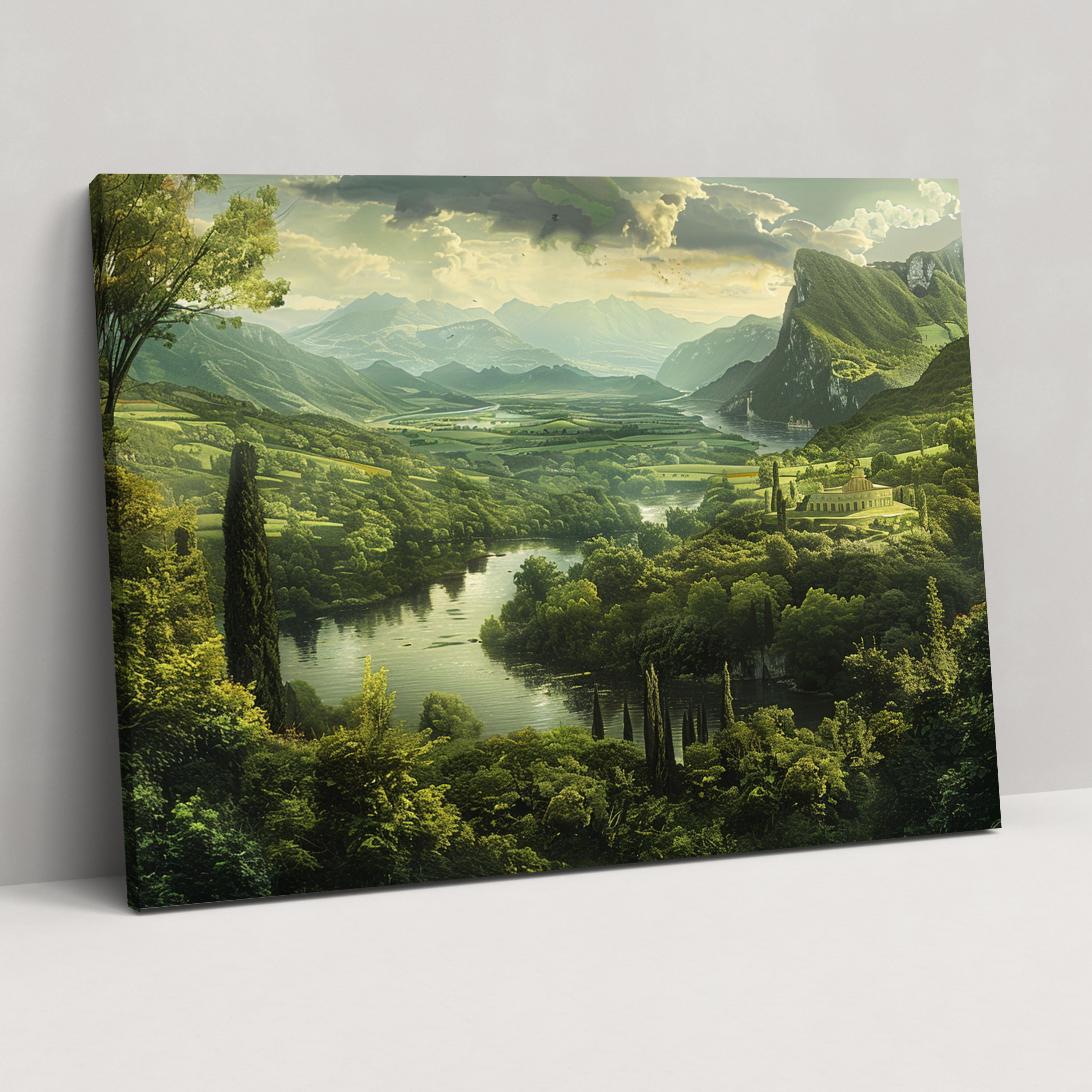 Lush Landscapes Wall Decoration - Leonardo Da Vinci, Leonardo Da Vinci, Canvas, Canvas Wall Art