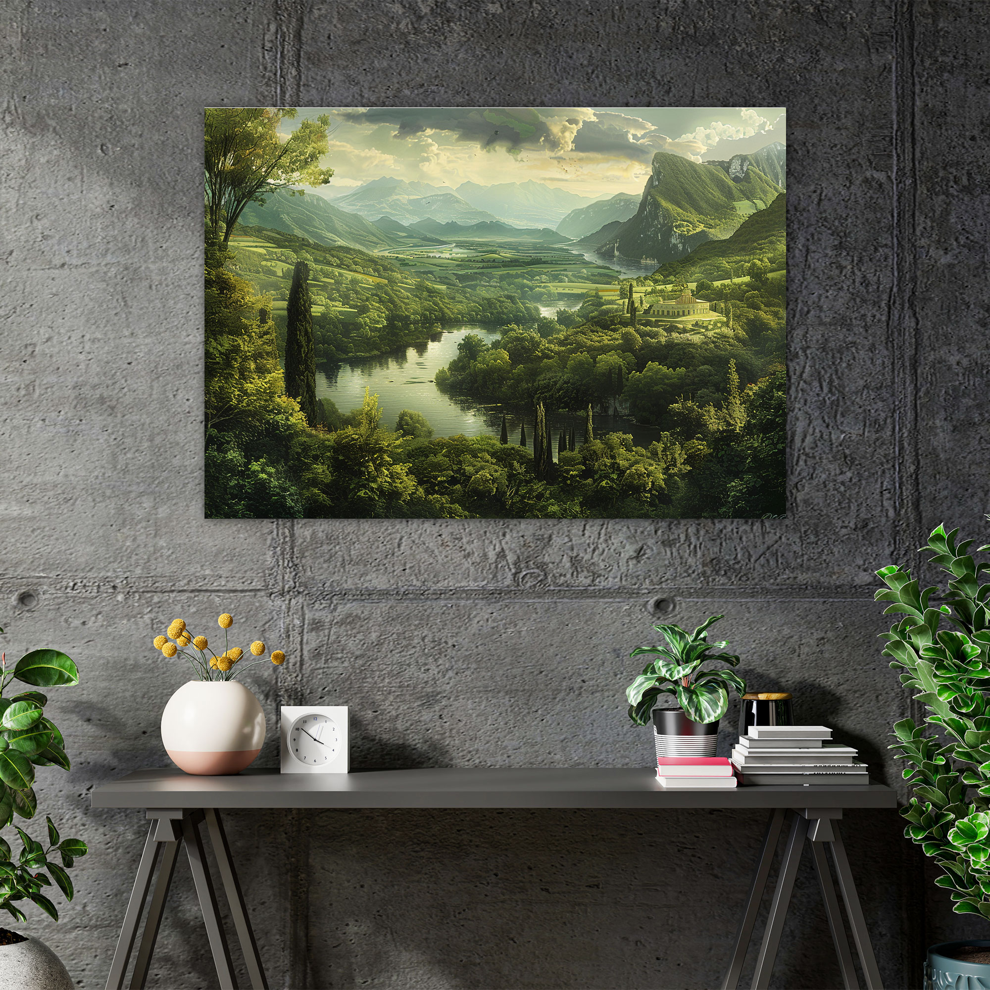 Lush Landscapes Wall Decoration - Leonardo Da Vinci, Leonardo Da Vinci, Canvas, Canvas Wall Art