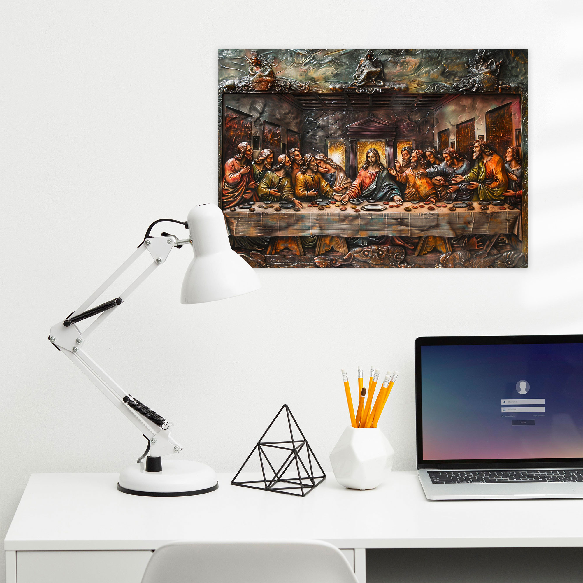 Last Supper Masterpiece Wall Decoration - Leonardo Da Vinci, Canvas Wall Art, Canvas, Home Decoration