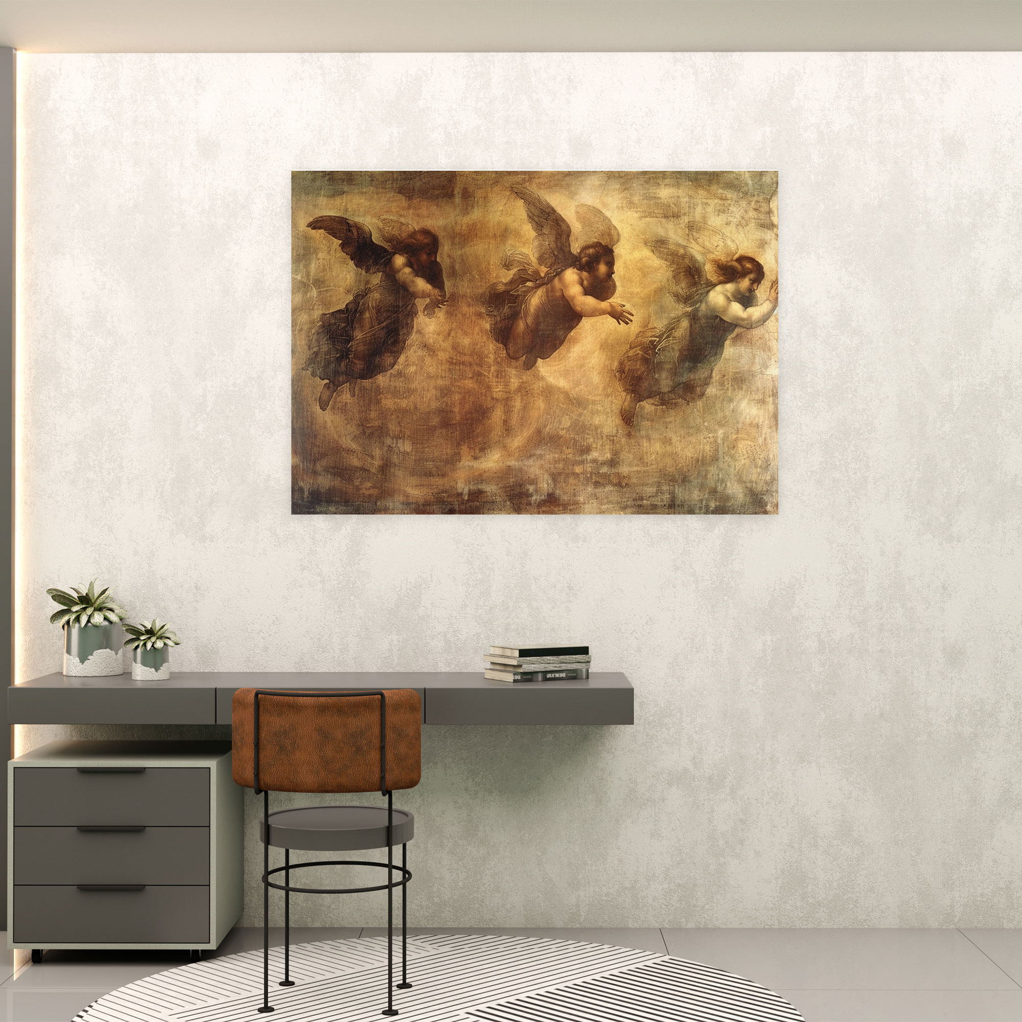 Leonardo Da Vinci Wall Decoration Canvas Print - Leonardo Da Vinci, Wall Art, Canvas Wall Art, Leonardo Da Vinci