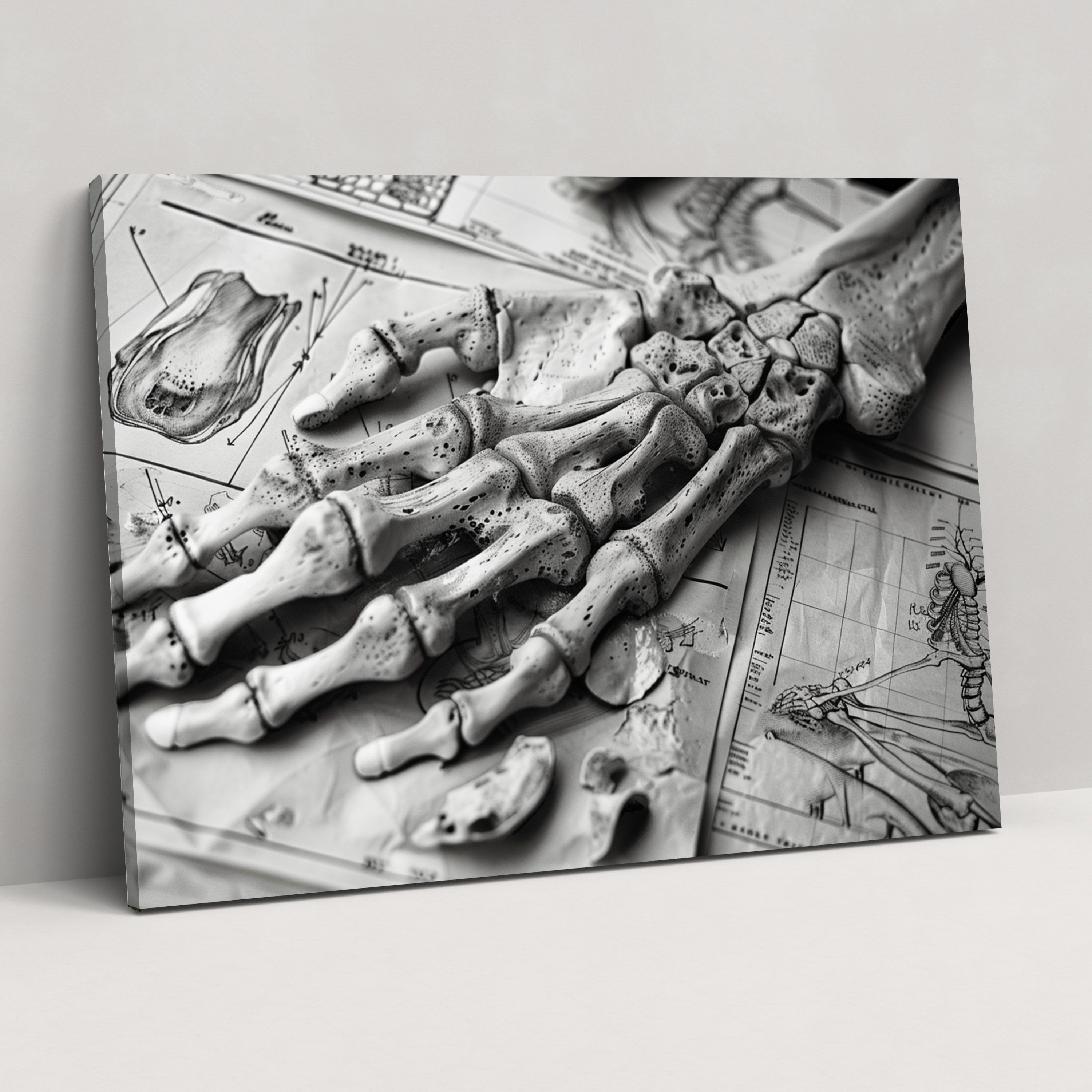 Anatomy Study Wall Art - Leonardo Da Vinci, Home Decoration, Canvas Print, Wall Art