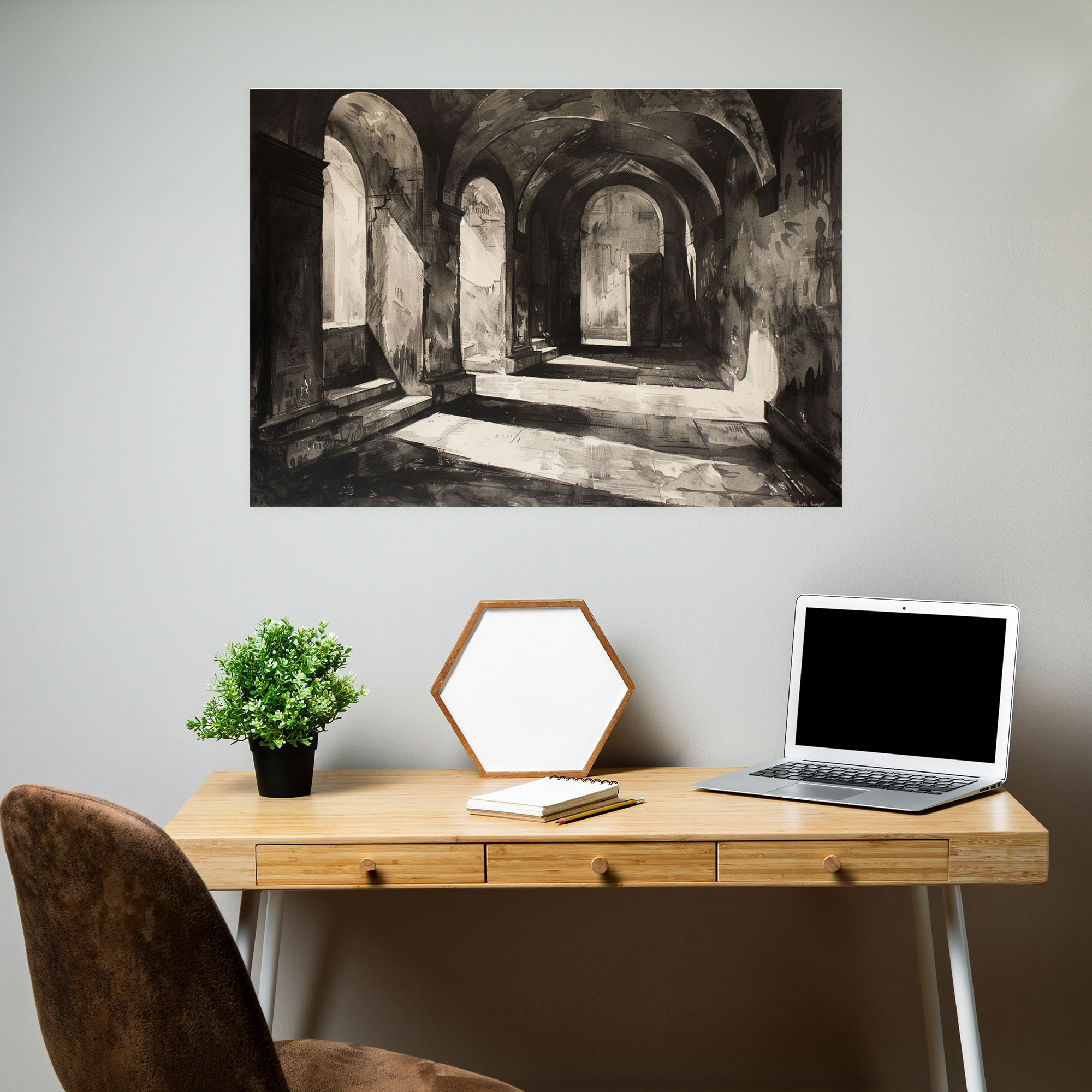 Light And Shadows Wall Art - Leonardo Da Vinci, Canvas Wall Art, Canvas Print, Canvas
