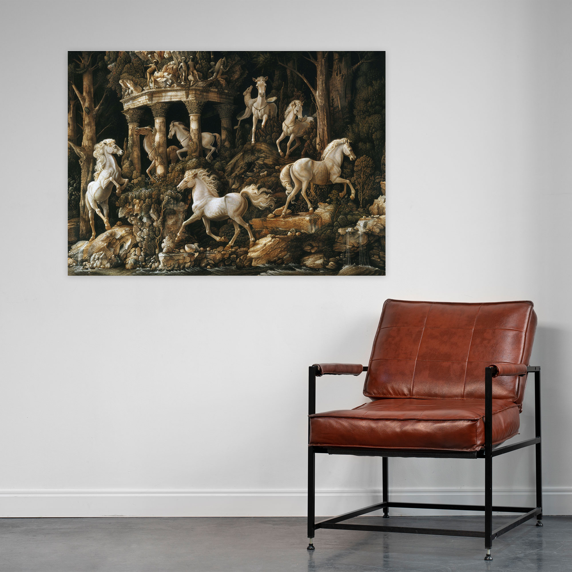 Mythological Scene Wall Decoration - Leonardo Da Vinci, Wall Decoration, Canvas Wall Art, Home Decoration
