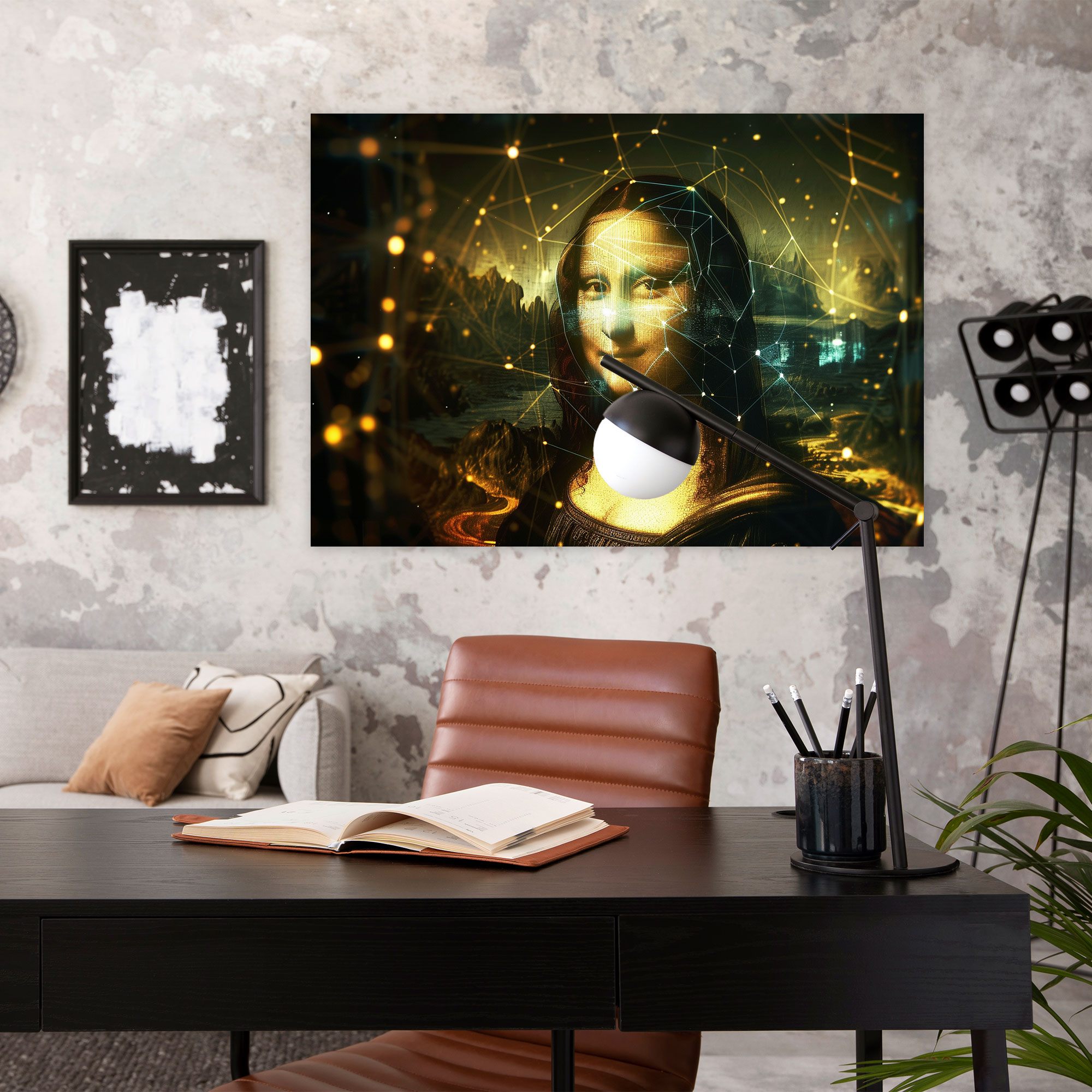 Leonardo Da Vinci Mona Lisa Canvas Print - Leonardo Da Vinci, Wall Art, Canvas Wall Art, Leonardo Da Vinci