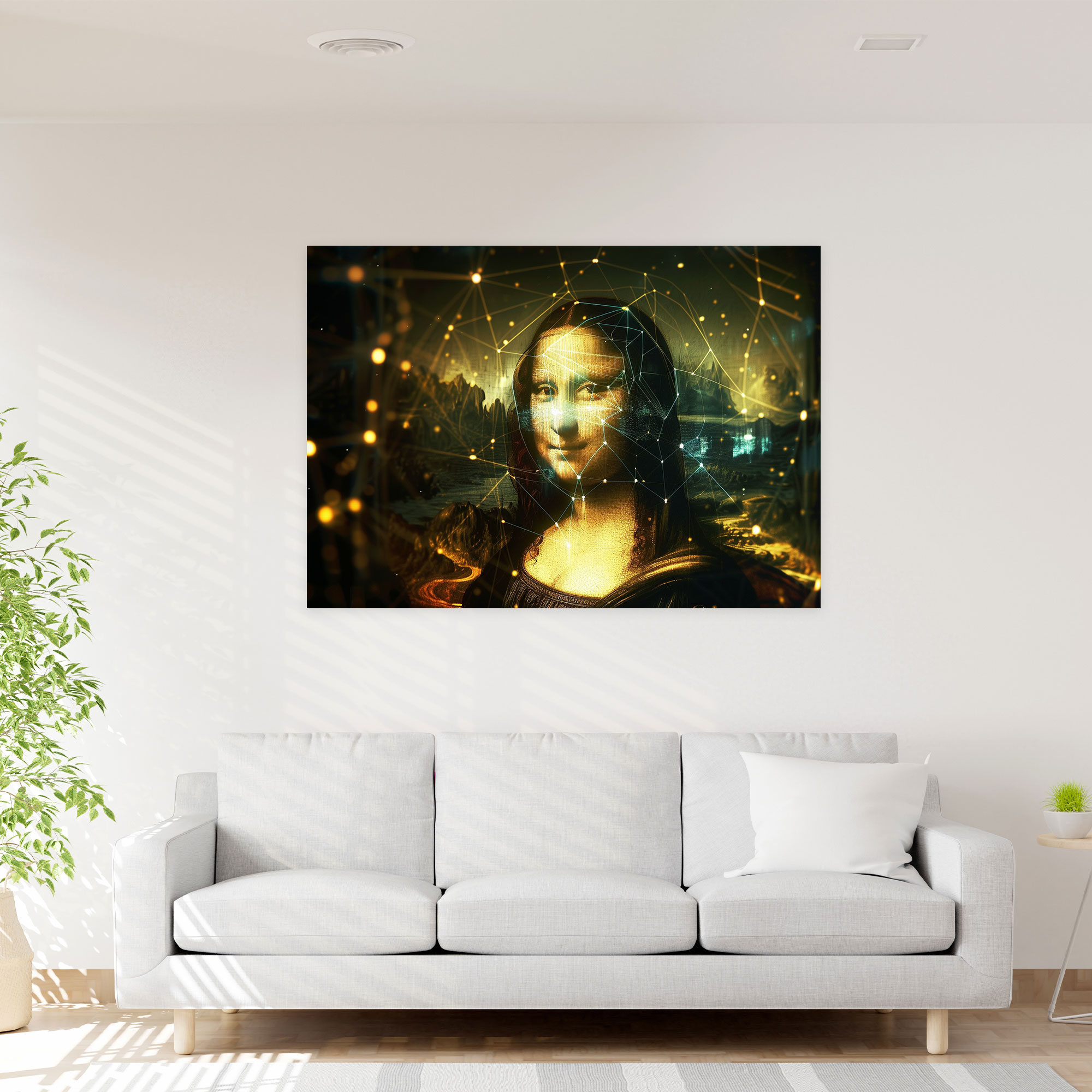 Leonardo Da Vinci Mona Lisa Canvas Print - Leonardo Da Vinci, Wall Art, Canvas Wall Art, Leonardo Da Vinci