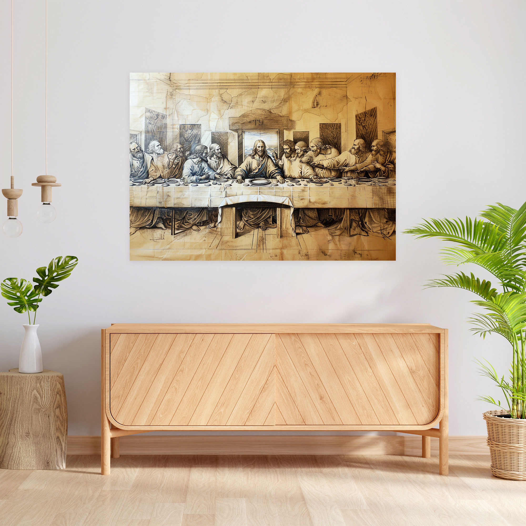 Leonardo Da Vinci Last Supper Wall Art - Leonardo Da Vinci, Home Decoration, Leonardo Da Vinci, Canvas Wall Art