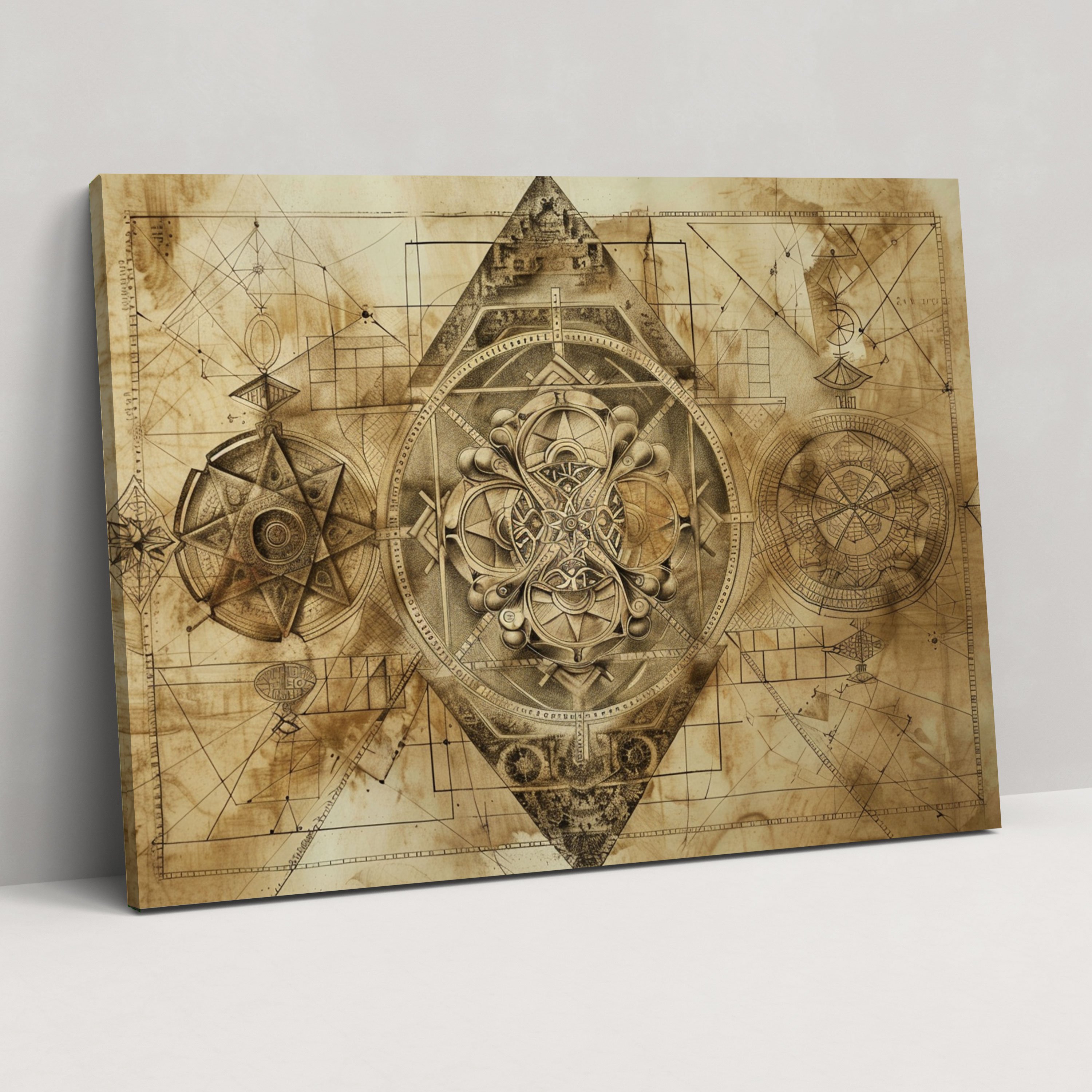 Leonardo Da Vinci Kanvas Tablo - Ev Dekorasyonu Duvar Dekorasyonu