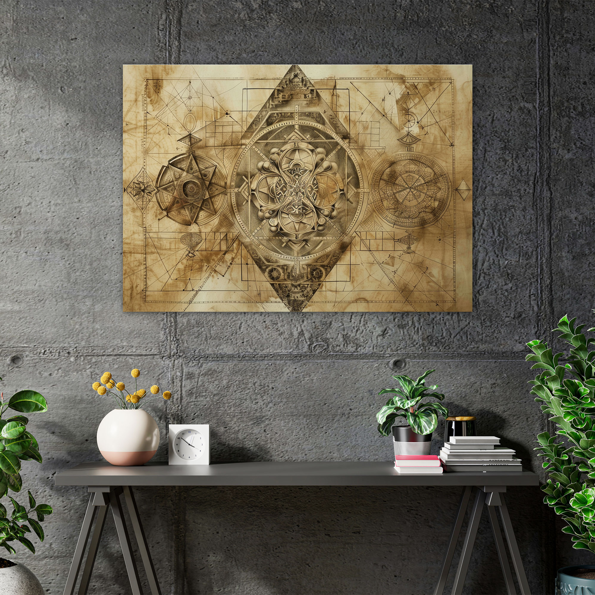Leonardo Da Vinci Kanvas Tablo - Ev Dekorasyonu Duvar Dekorasyonu