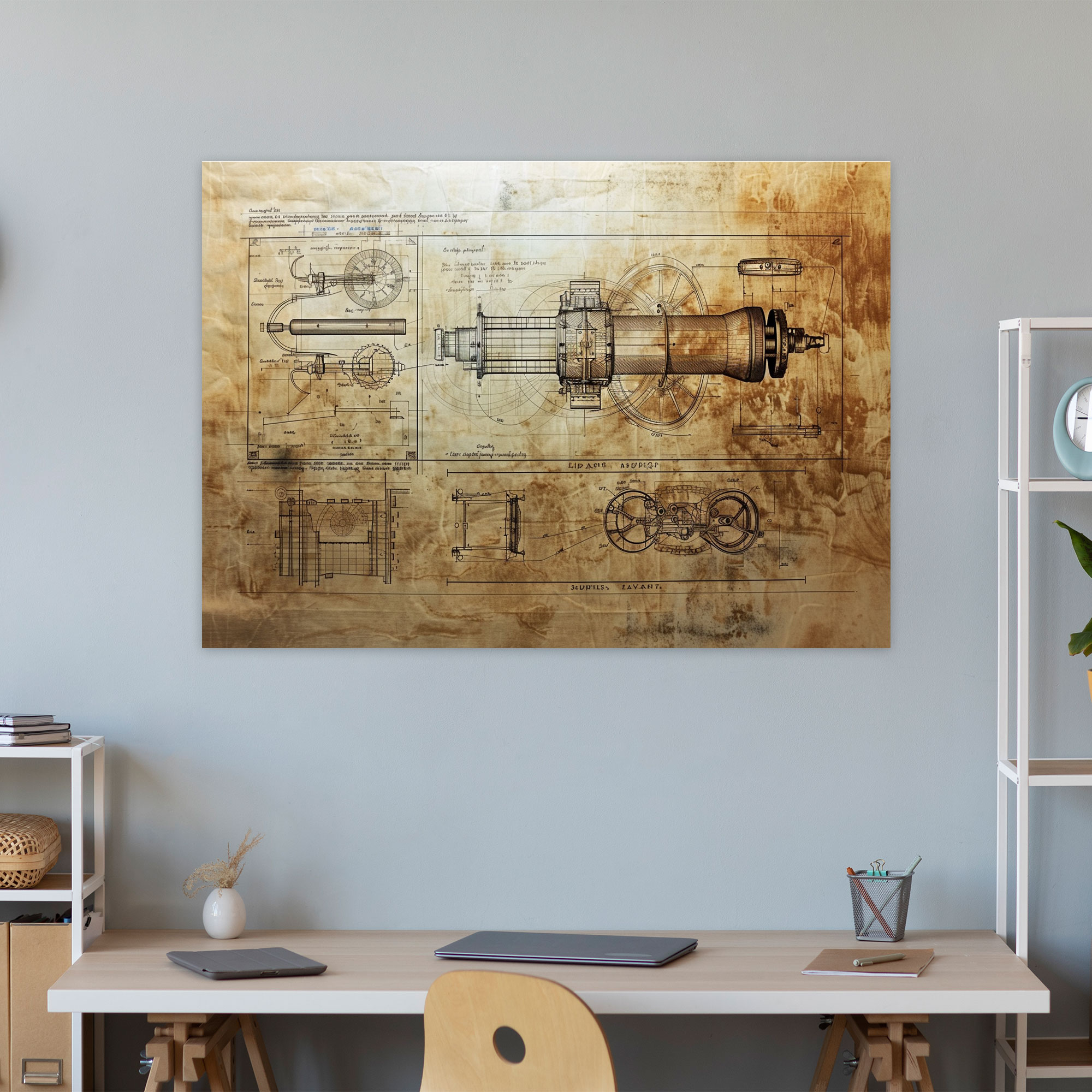 Leonardo Da Vinci Canvas Print - Leonardo Da Vinci, Canvas, Canvas Wall Art, Home Decoration