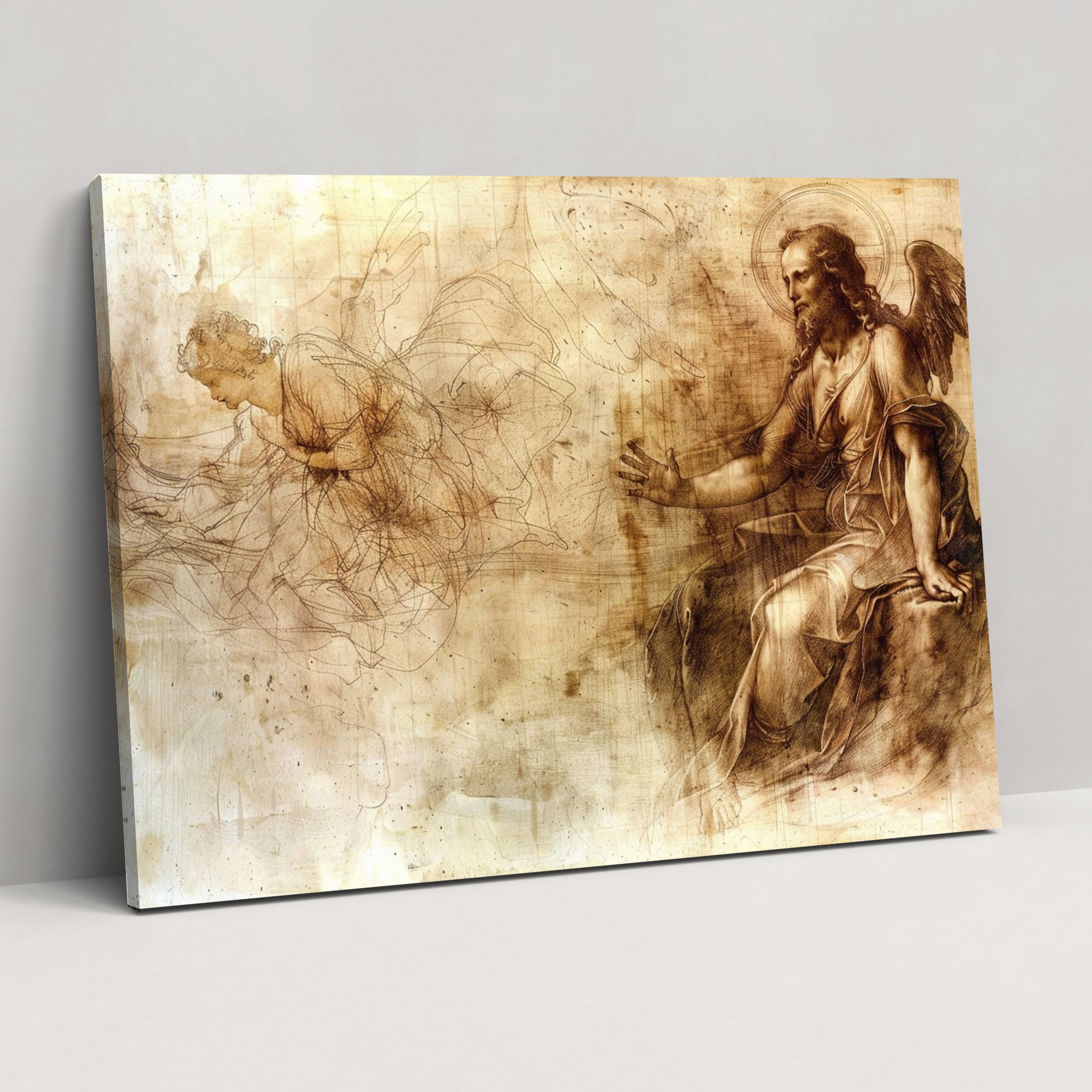 Leonardo Da Vinci Duvar Dekorasyonu - Duvar Sanatı Kanvas Tablo Leonardo Da Vinci