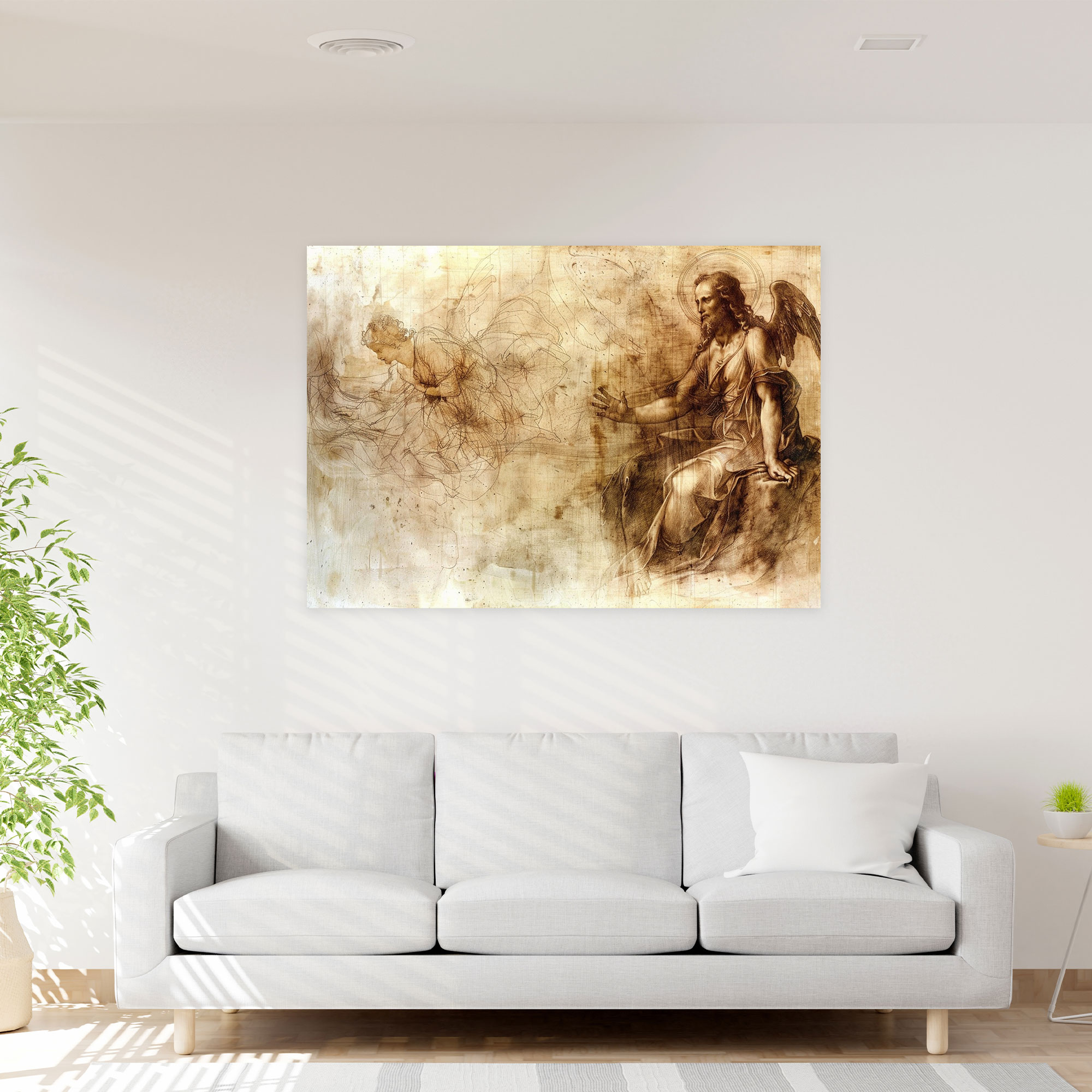 Leonardo Da Vinci Duvar Dekorasyonu - Duvar Sanatı Kanvas Tablo Leonardo Da Vinci
