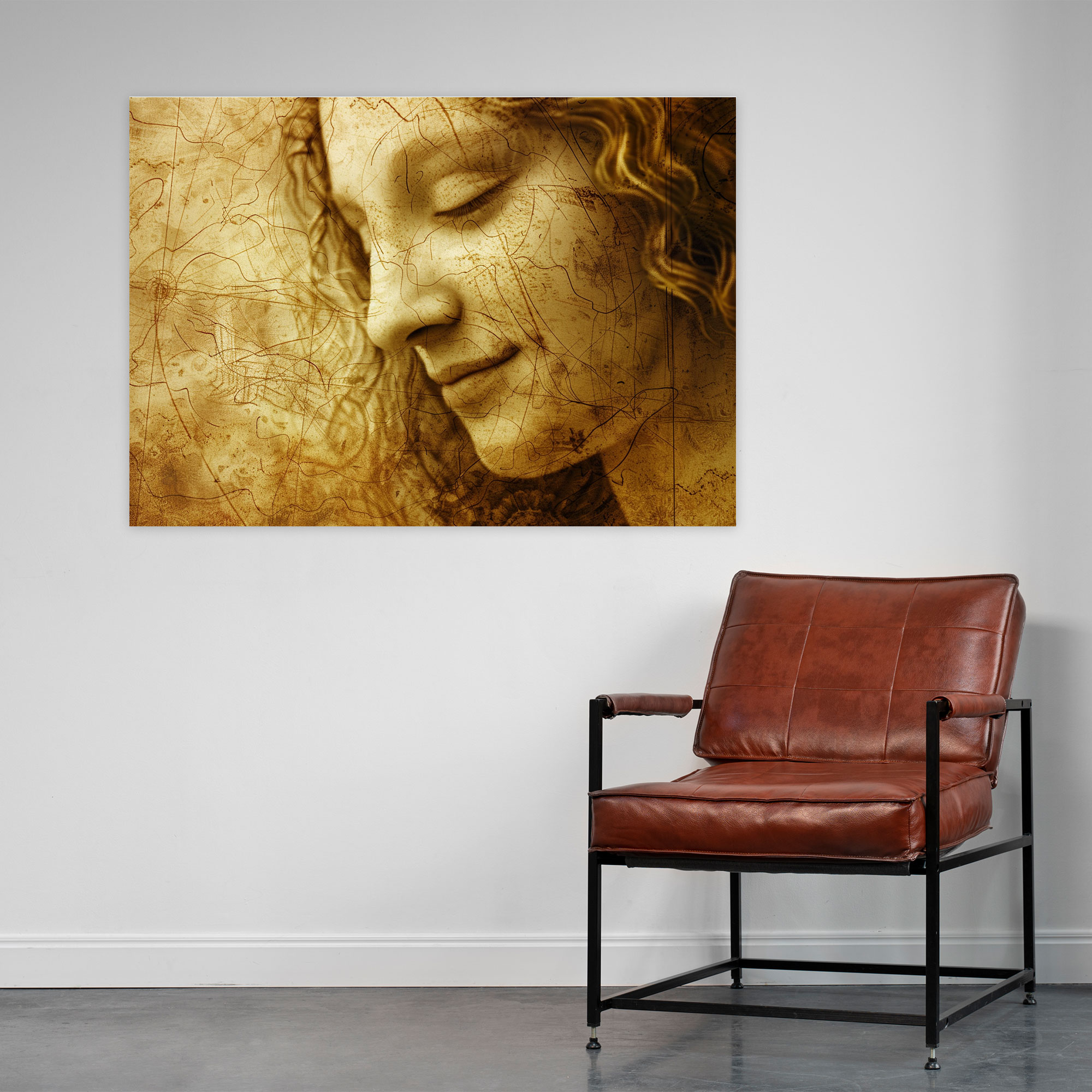 Leonardo Da Vinci Wall Decoration - Enigmatic Smile Canvas Print - Leonardo Da Vinci, Canvas Wall Art, Leonardo Da Vinci, Canvas Print