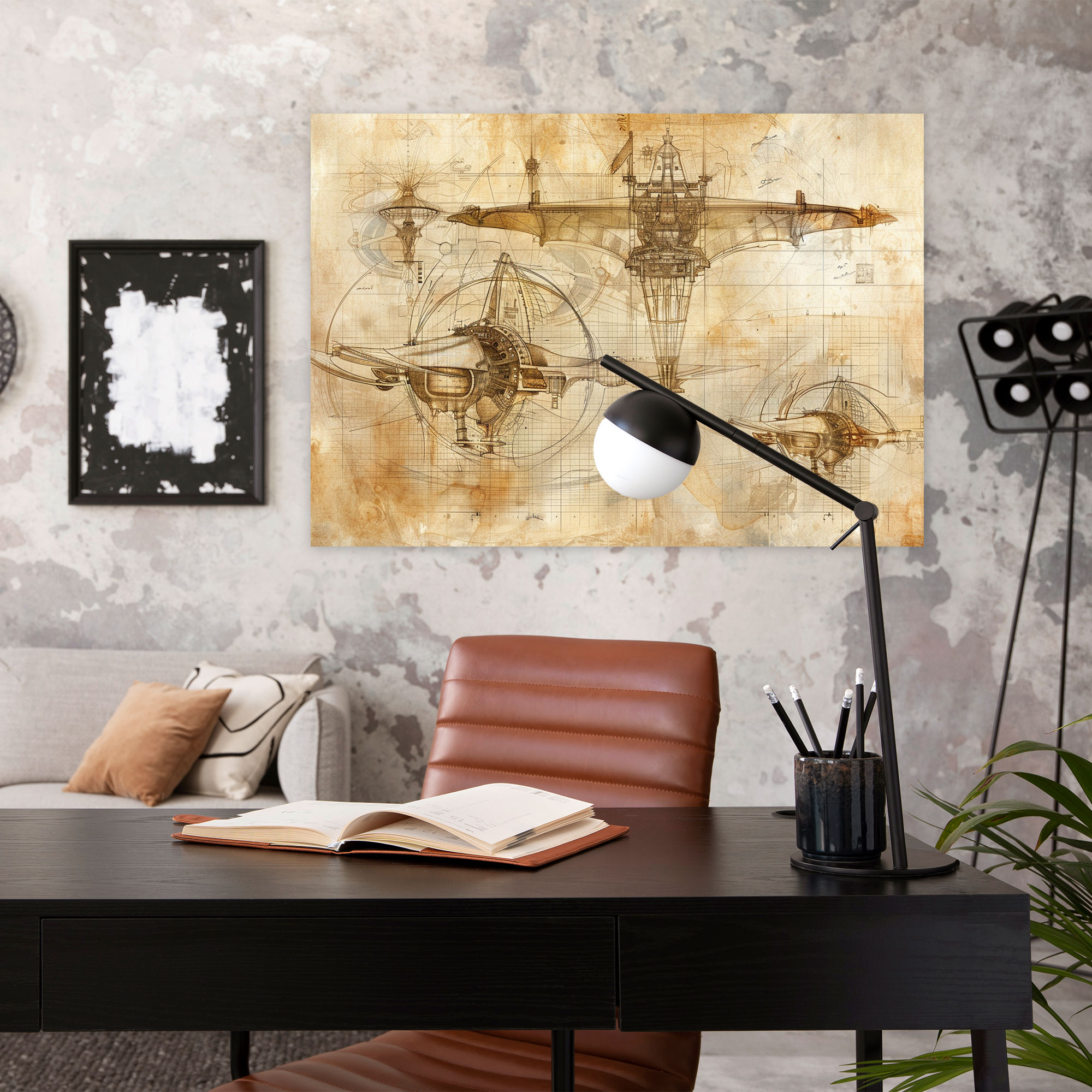 Leonardo Da Vinci Flying Machine Canvas Print - Leonardo Da Vinci, Leonardo Da Vinci, Canvas, Canvas Wall Art