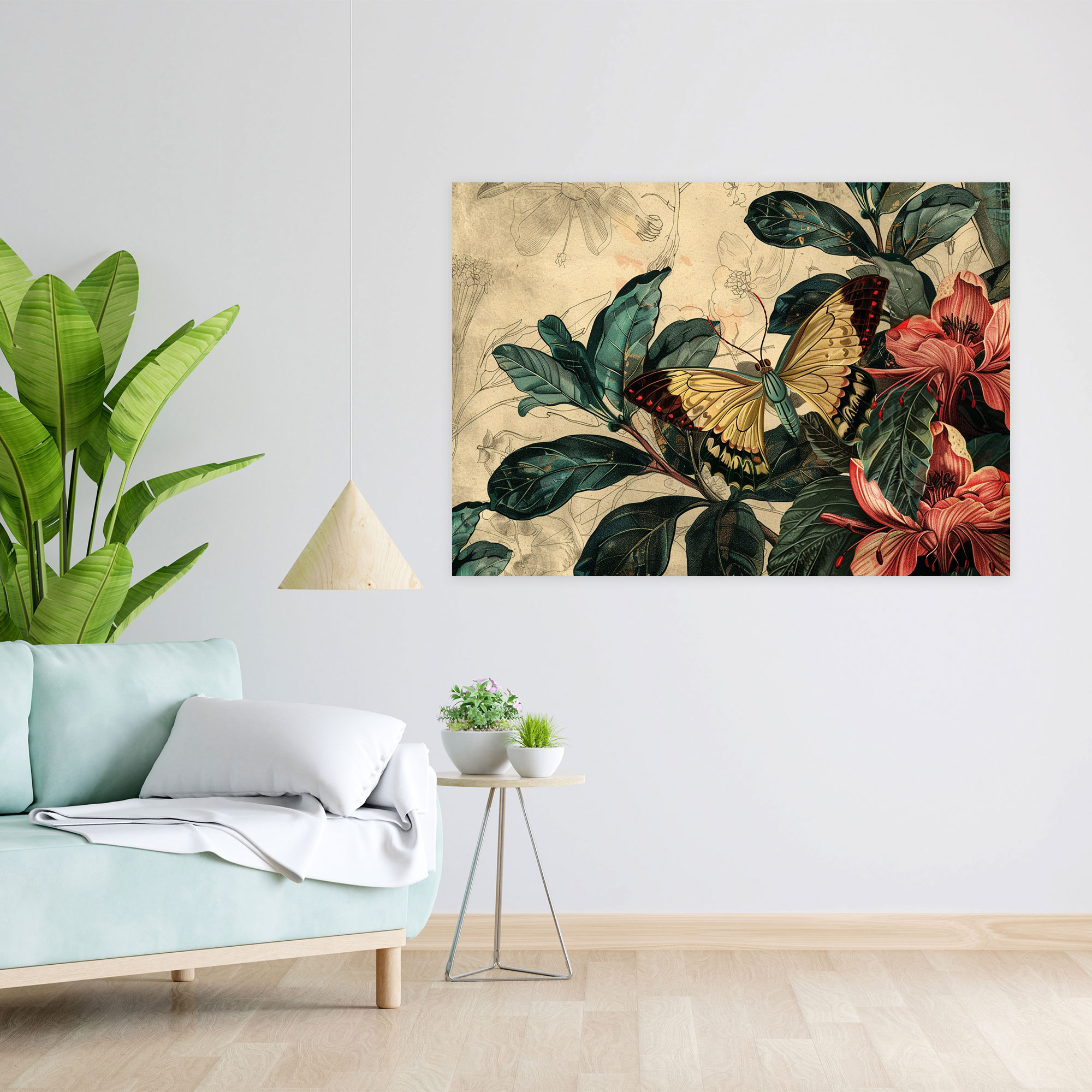 Botanical Leonardo Da Vinci Canvas Print - Leonardo Da Vinci, Home Decoration, Canvas Wall Art, Wall Art
