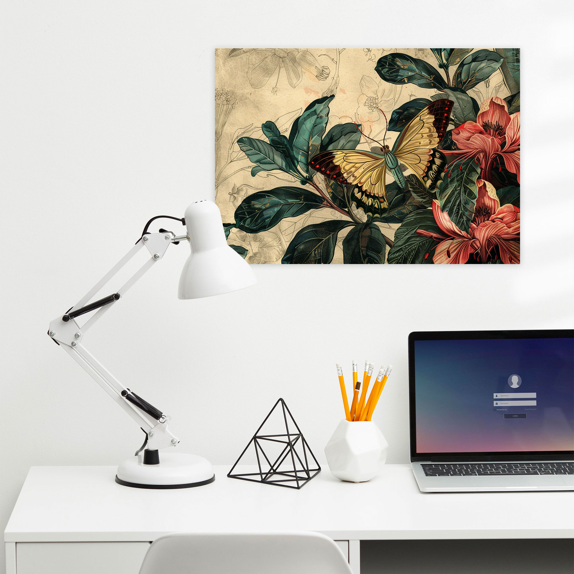 Botanical Leonardo Da Vinci Canvas Print - Leonardo Da Vinci, Home Decoration, Canvas Wall Art, Wall Art
