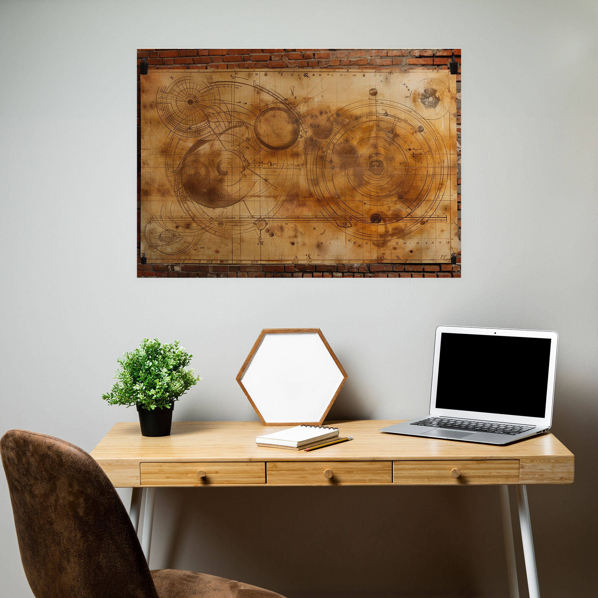 Celestial Leonardo Da Vinci Wall Art - Leonardo Da Vinci, Wall Decoration, Wall Art, Canvas
