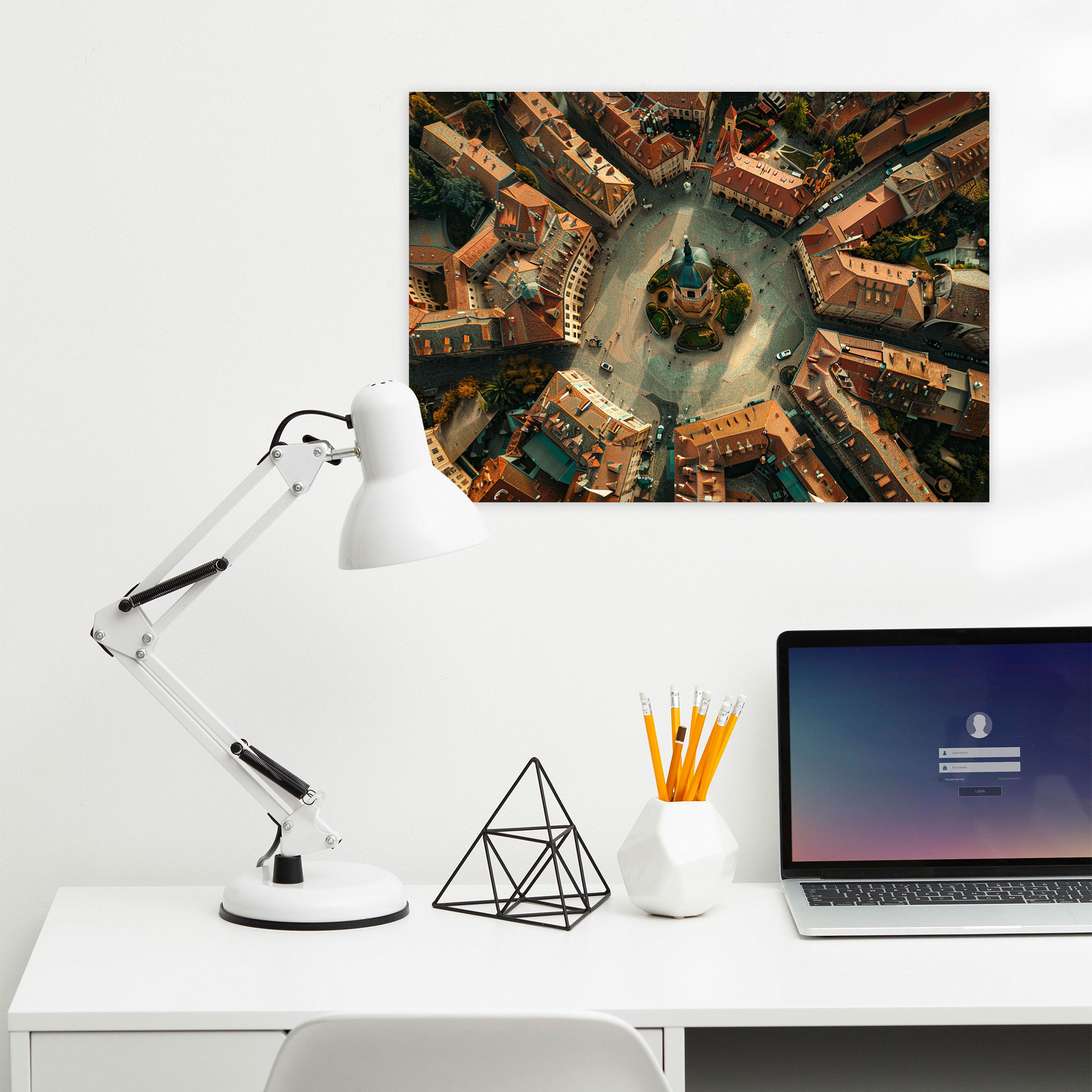 Cityscape Leonardo Da Vinci Wall Decoration - Leonardo Da Vinci, Home Decoration, Canvas Wall Art, Leonardo Da Vinci