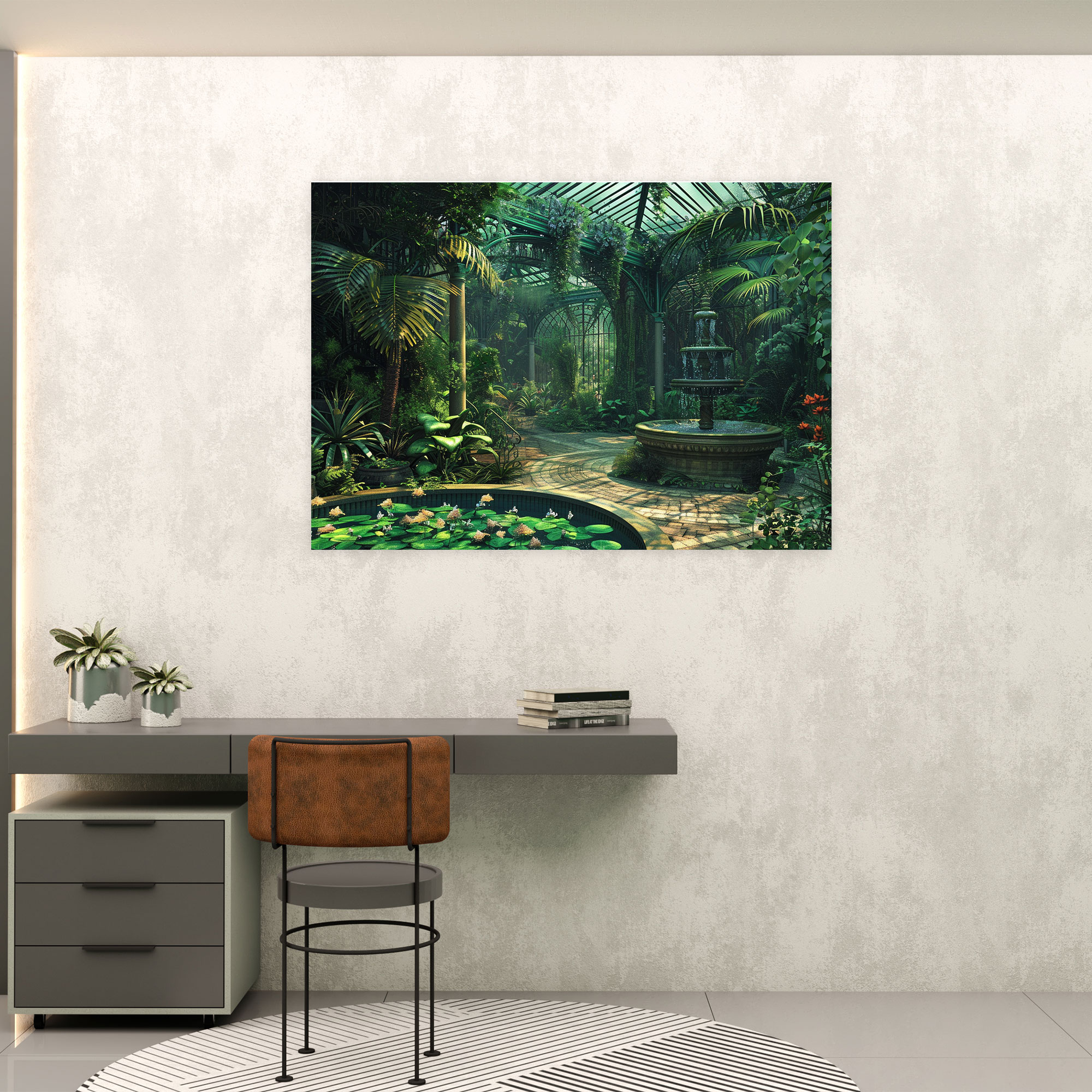 Botanical Garden Leonardo Da Vinci Canvas Print - Leonardo Da Vinci, Canvas, Home Decoration, Leonardo Da Vinci